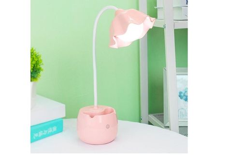 LİVAVA ÇİÇEK LED MASA LAMBASI USB Lİ PEMBE 30X11 FİYATI Vivense