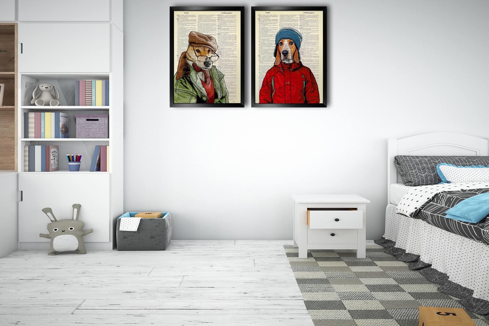 Frank Ray 30X40 Çerçeveli Pano- 04 -1