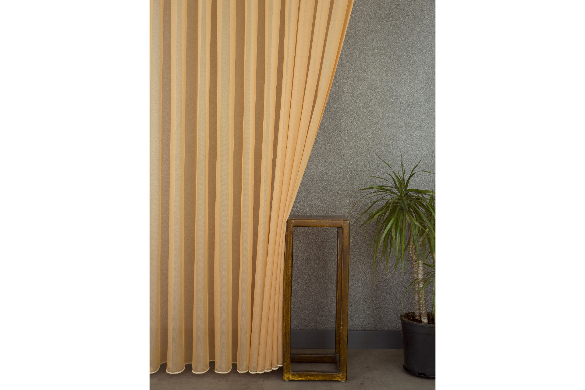 Massarelli Etamin Tül Sarı  1-2-5 Orta Sık Pile 400X260 -1