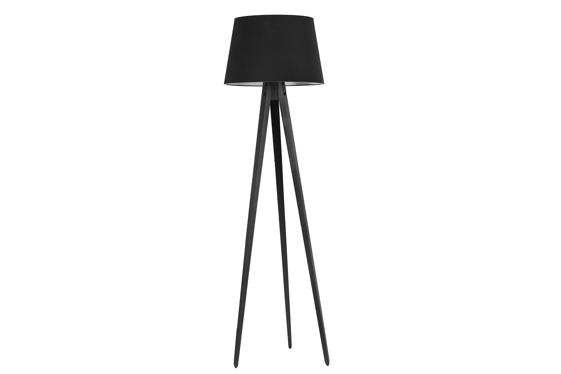 Tripod Lambader Piramit- Siyah Abajurlu- Siyah - 1