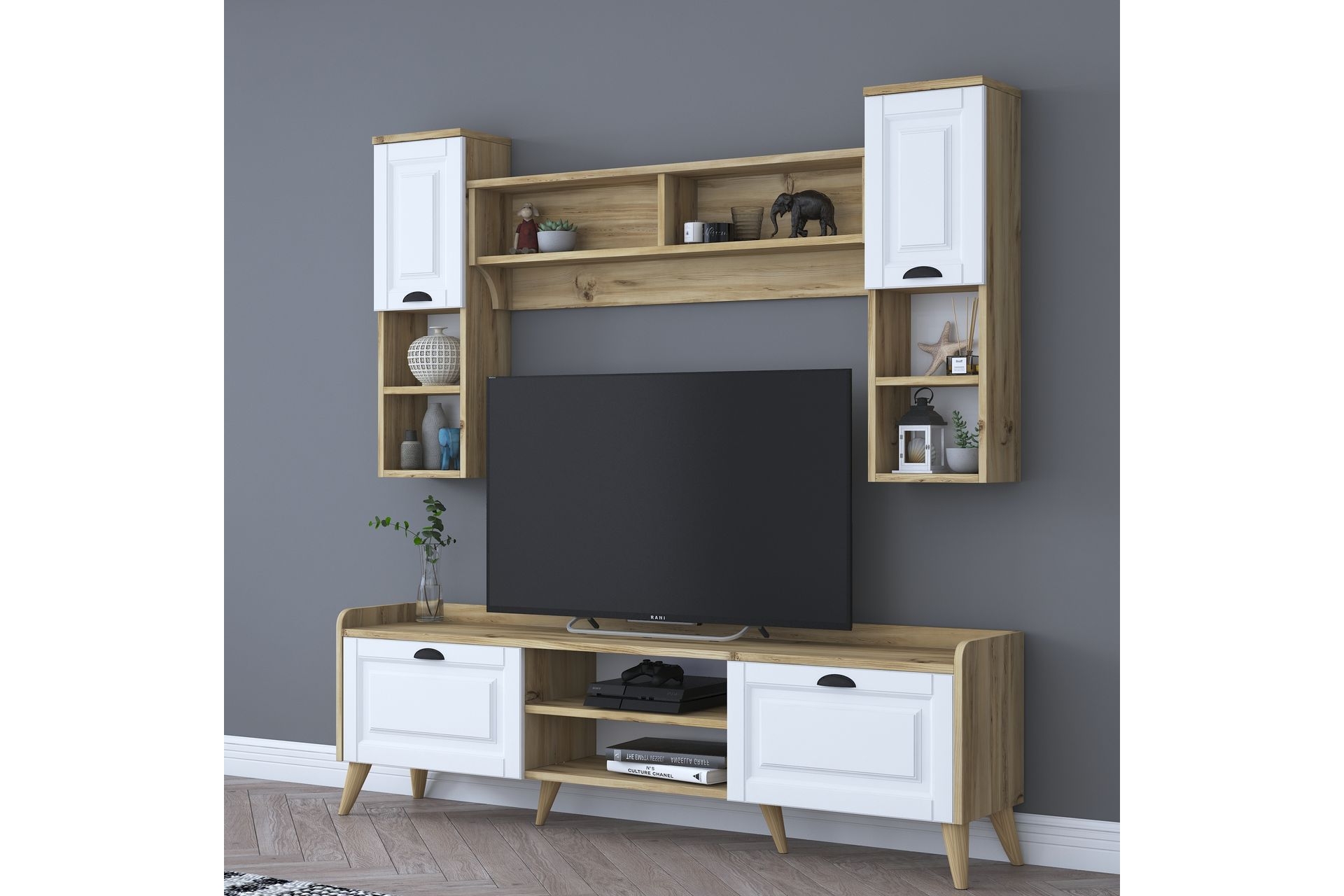 Rani Aa101 Duvar Rafli Kitaplikli Modern Tv Unitesi Tv Sehpasi Beyaz Kece Ceviz M2 Fiyati Vivense Rani Aa101 Duvar Rafli Kitaplikli Modern Tv Unitesi Tv Sehpasi Beyaz Kece Ceviz M2 Fiyati Vivense