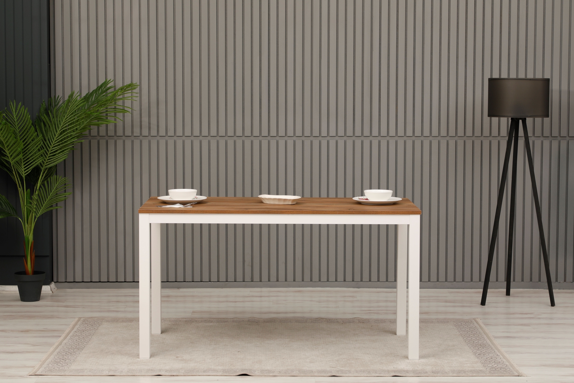 Arpelia Yemek Masası Beyaz Richmond- 140 Cm -1