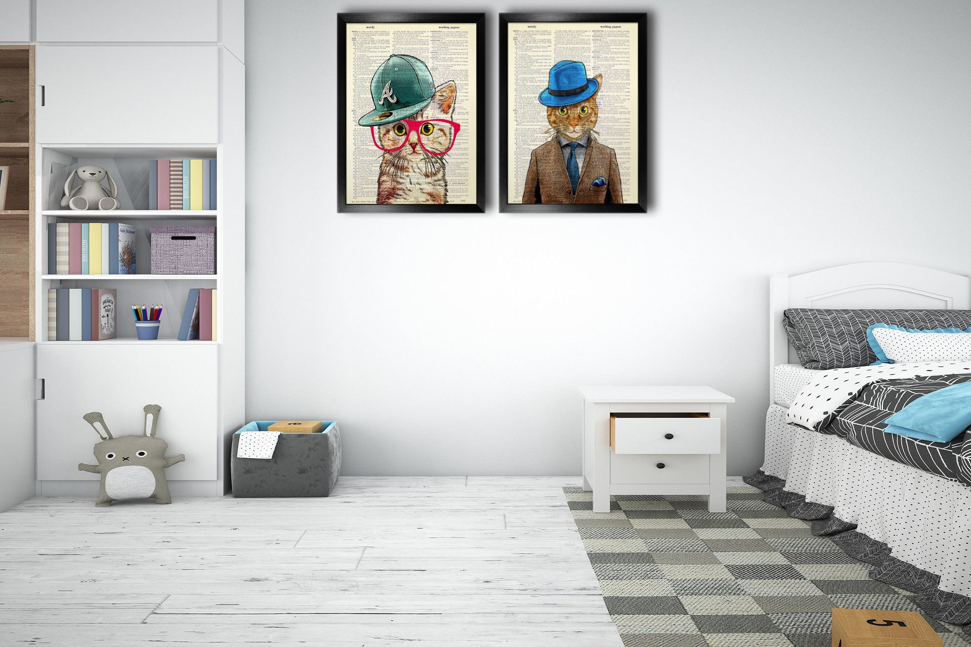 Frank Ray 30X40 Çerçeveli Pano- 05 -1