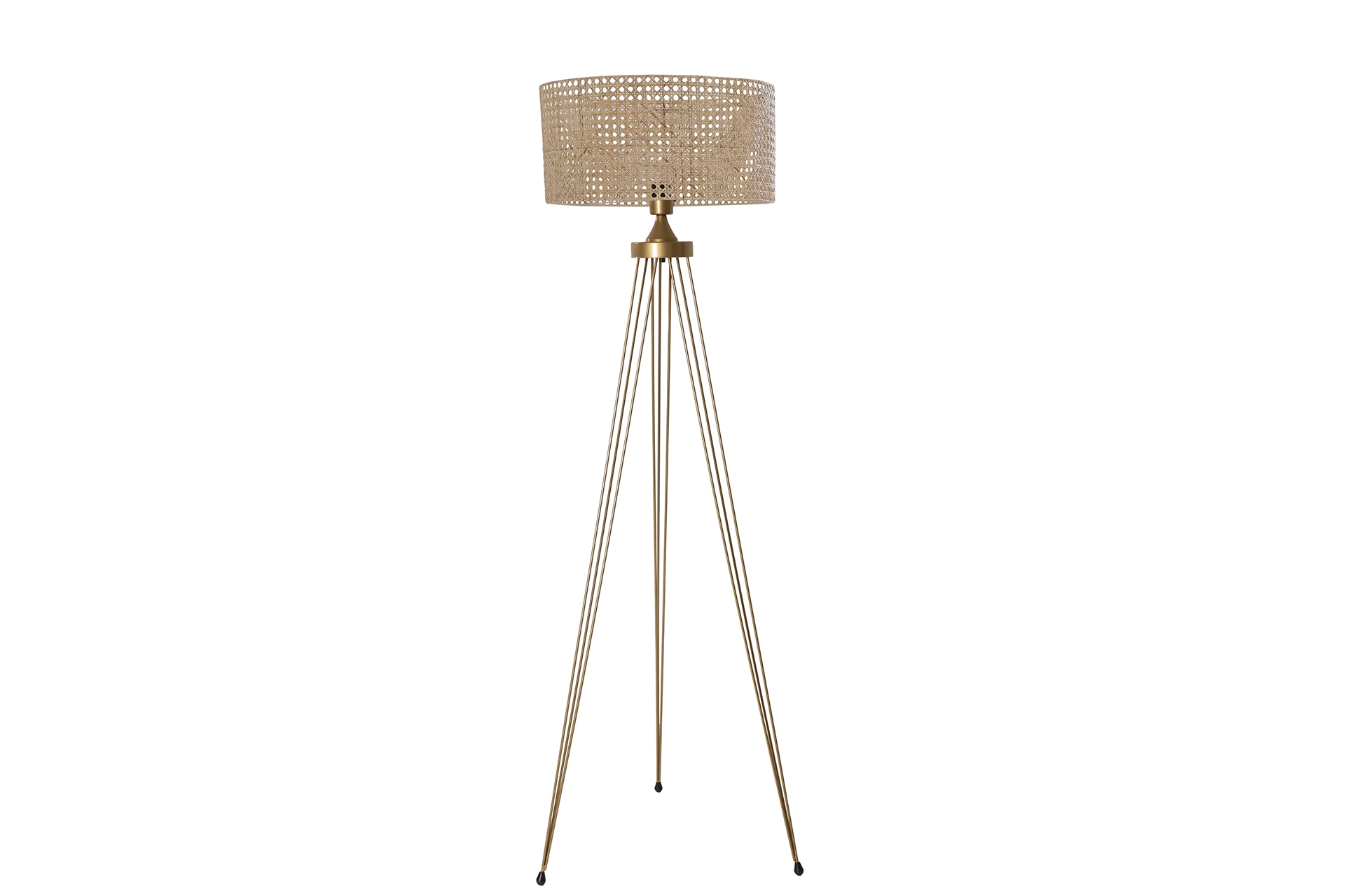 Lumexx Star Silindir Rattan Abajurlu Lambader- Eskitme -1
