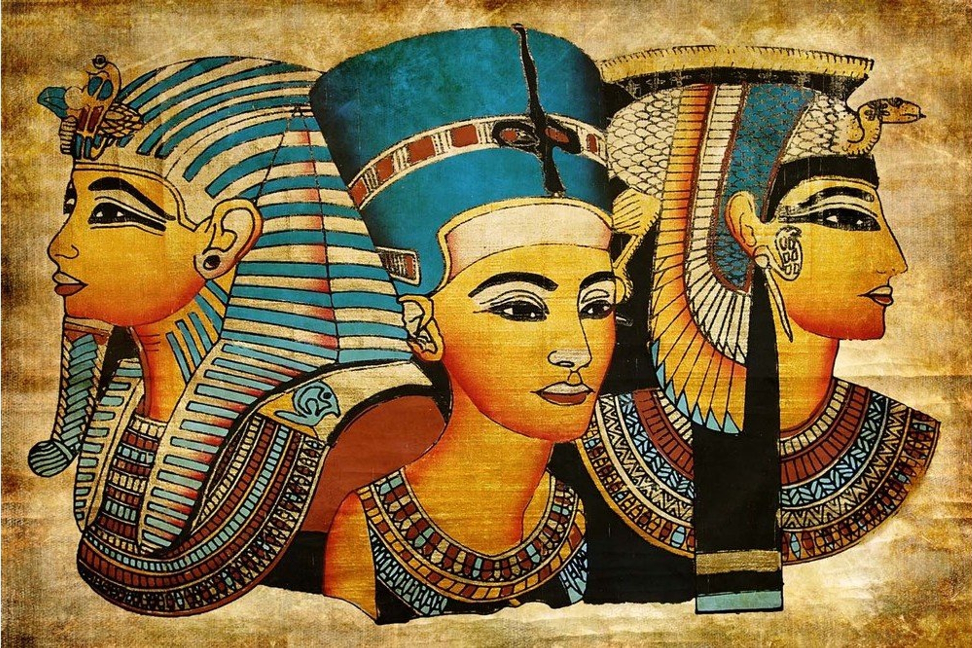 EGYPT 2 DEV BOYUT CANVAS TABLO 100X150 CM