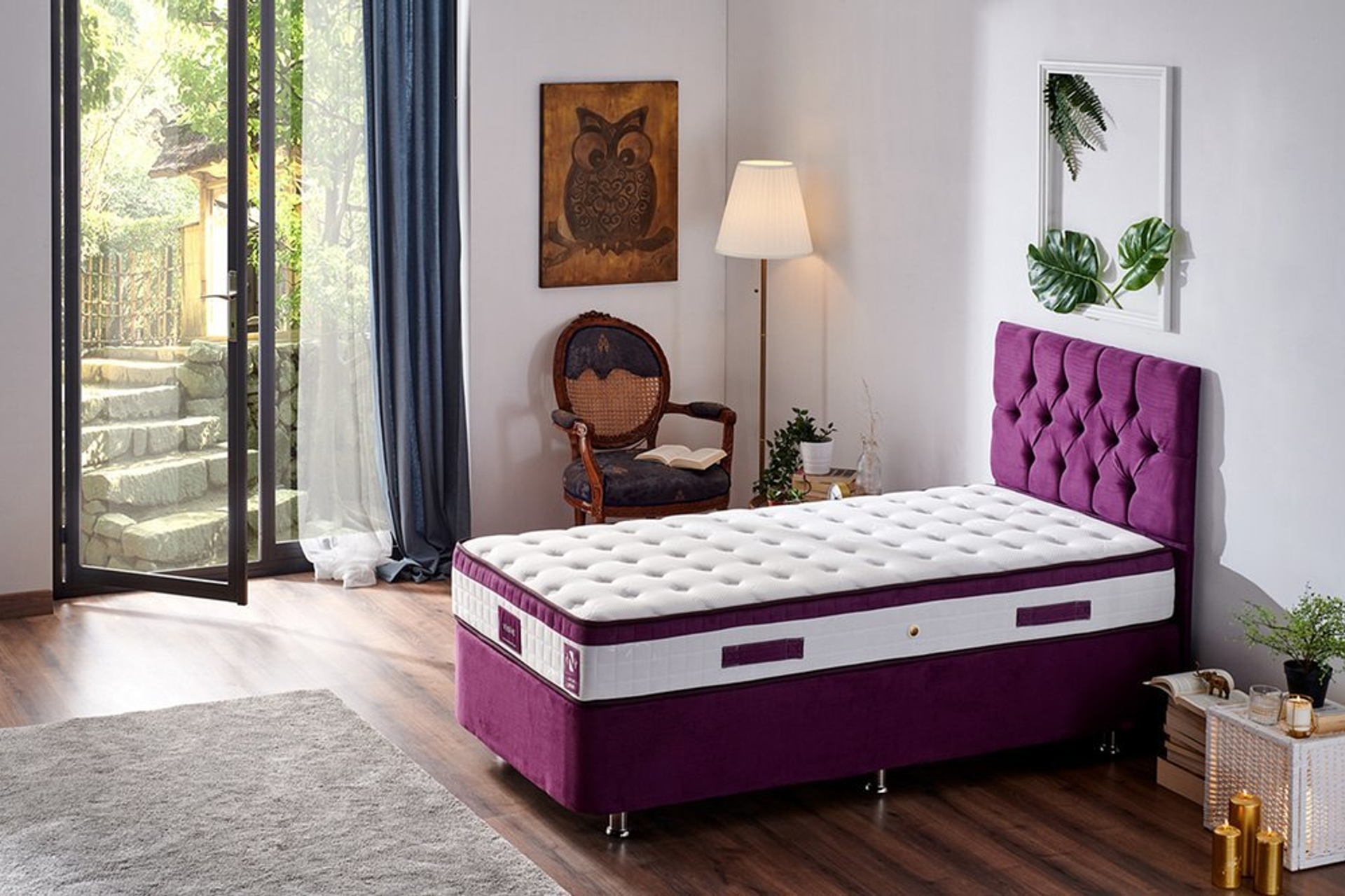 NİRON VİOLET YATAK FULL ORTOPEDİK ORTA SERT YATAK 140X190
