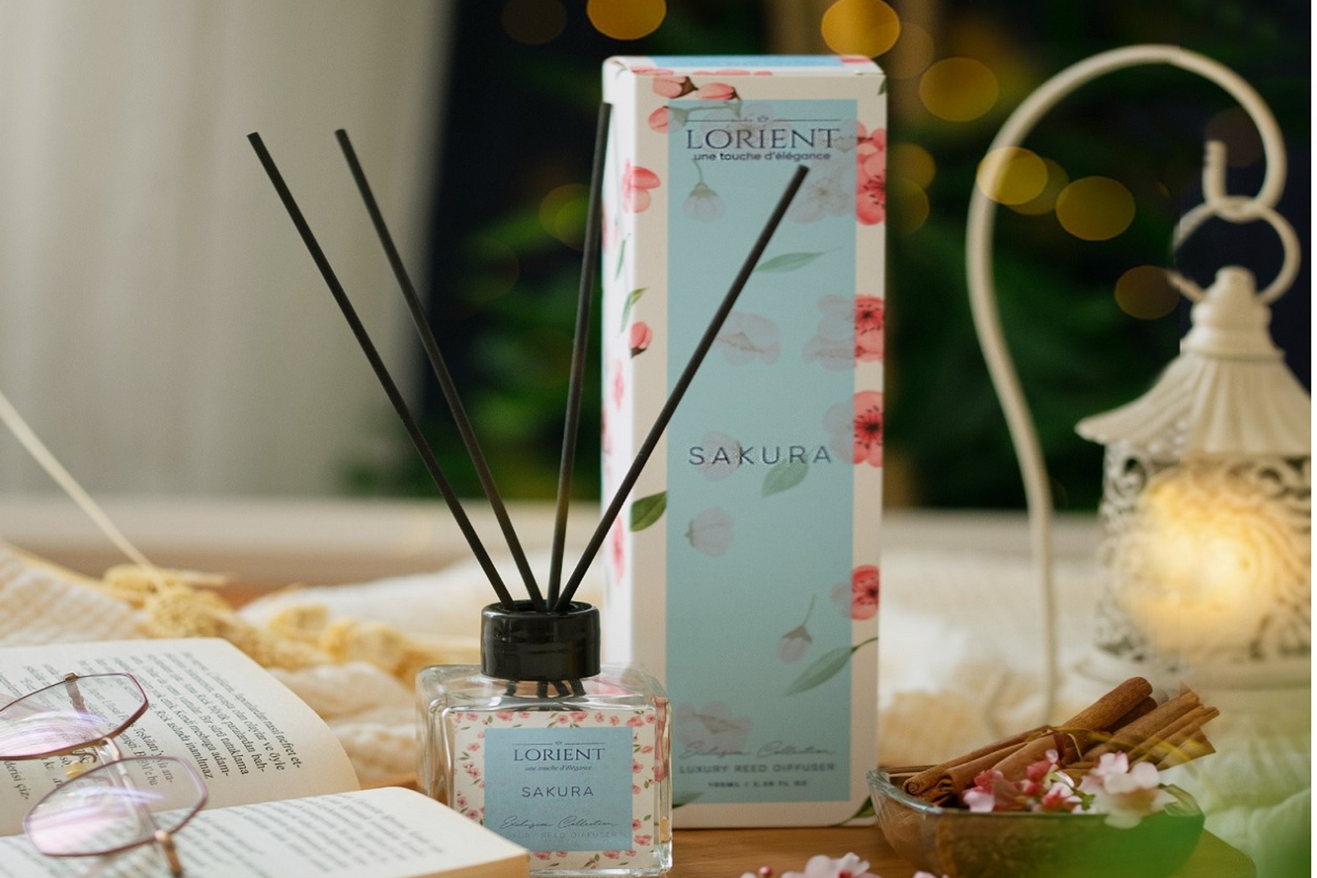 Dfn Home Lorıent Sakura Çubuklu Oda Kokusu 100 Ml -1