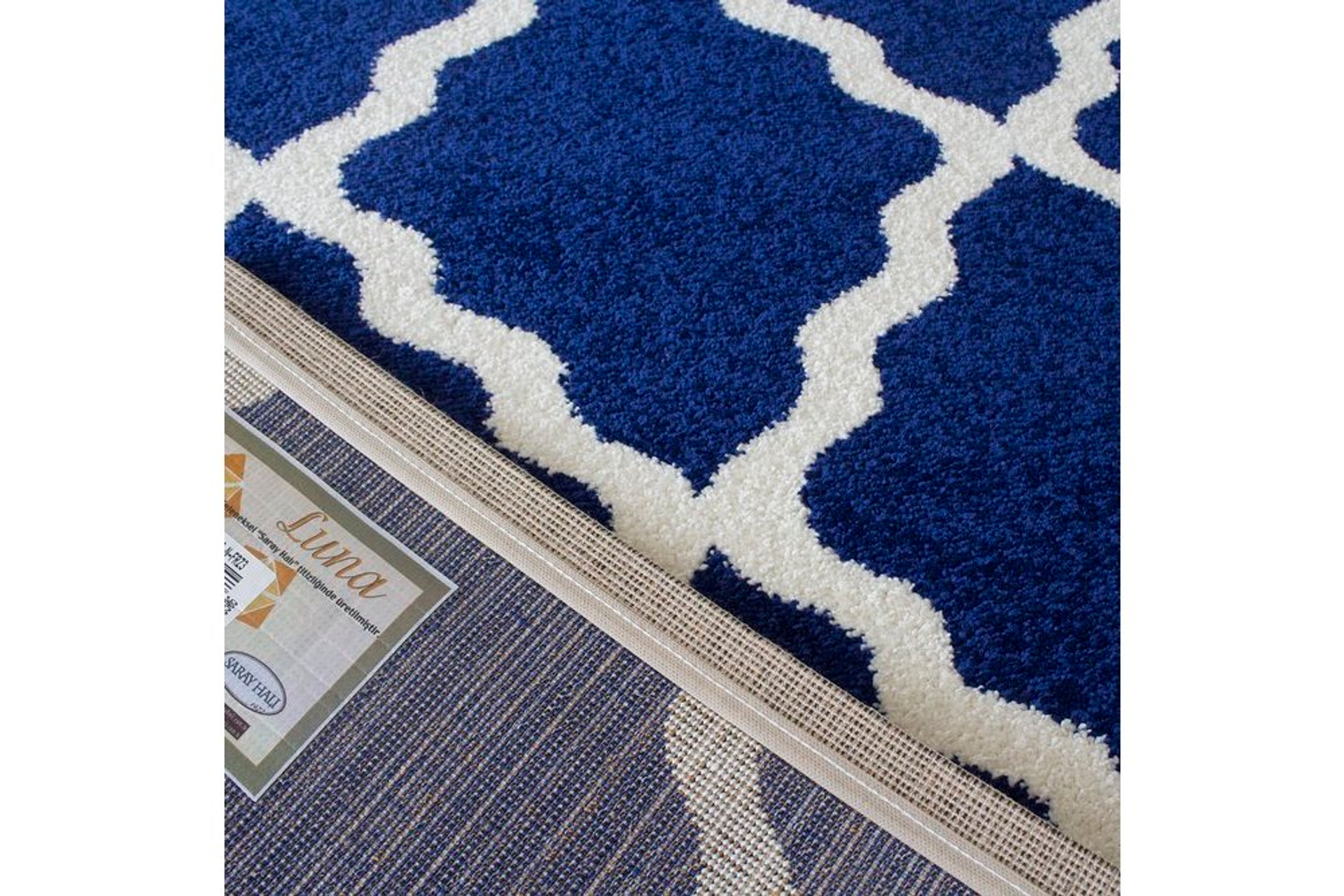 saray hali ala 011 dalga desen lacivert modern hali 120x170 fiyati vivense