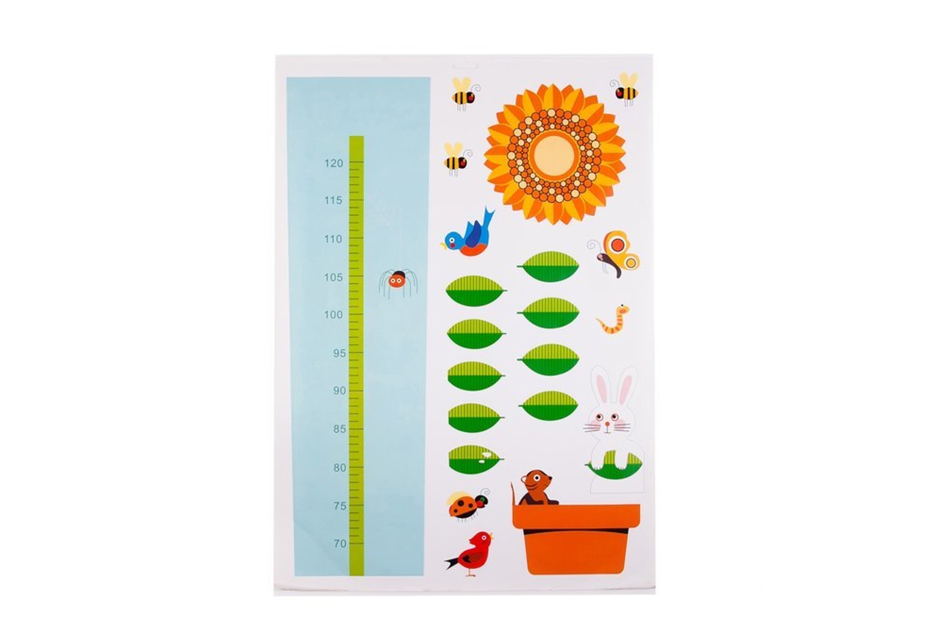 DUVAR SÜSÜ STİCKER BÜYÜYEN ÇİÇEK DESENLİ PVC 70X50X0,5CM FİYATI Vivense