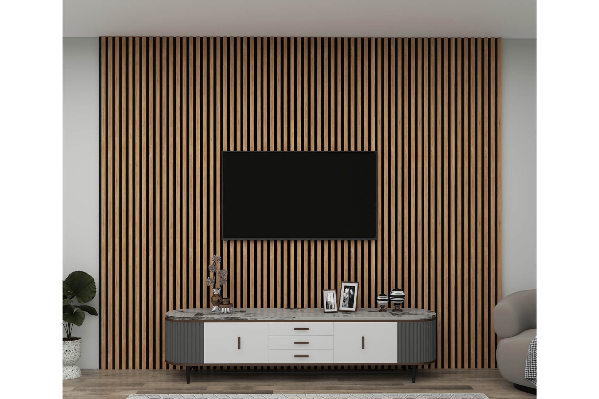 Hörgeräte Akustik Flemming & Klingbeil Gmbh & Co. Kg ENDA HOME AKUSTİK AKUPANEL DUVAR PANELİ, MDF, ÇAM, 26 MM FİYATI - Vivense