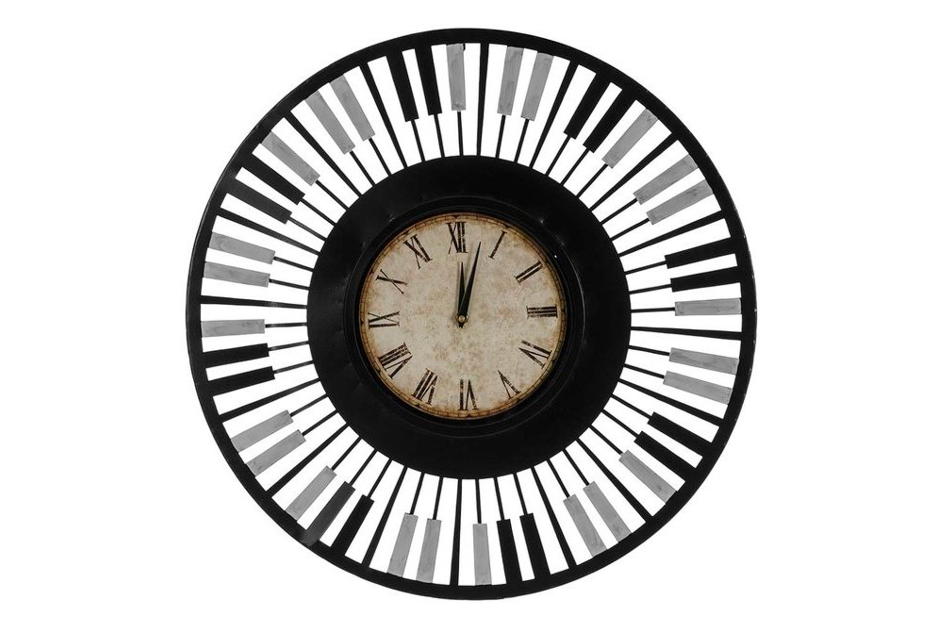 PİYANO METAL DUVAR SAATİ, 60X60 FİYATI Vivense PİYANO METAL DUVAR SAATİ, 60X60 FİYATI Vivense