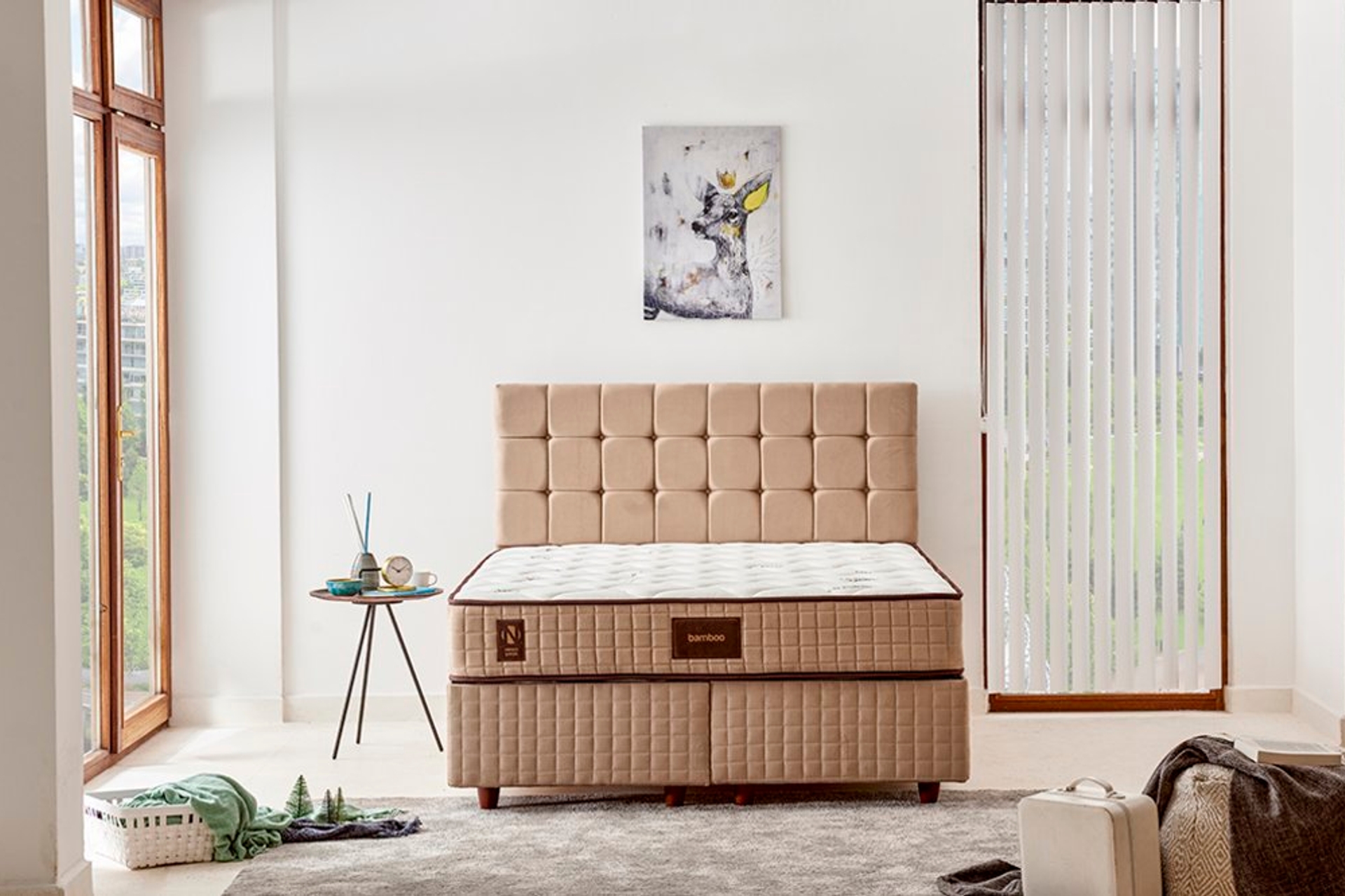 BAMBOO FULL ORTOPEDİK ORTA SERT YATAK 100X200 FİYATI Vivense