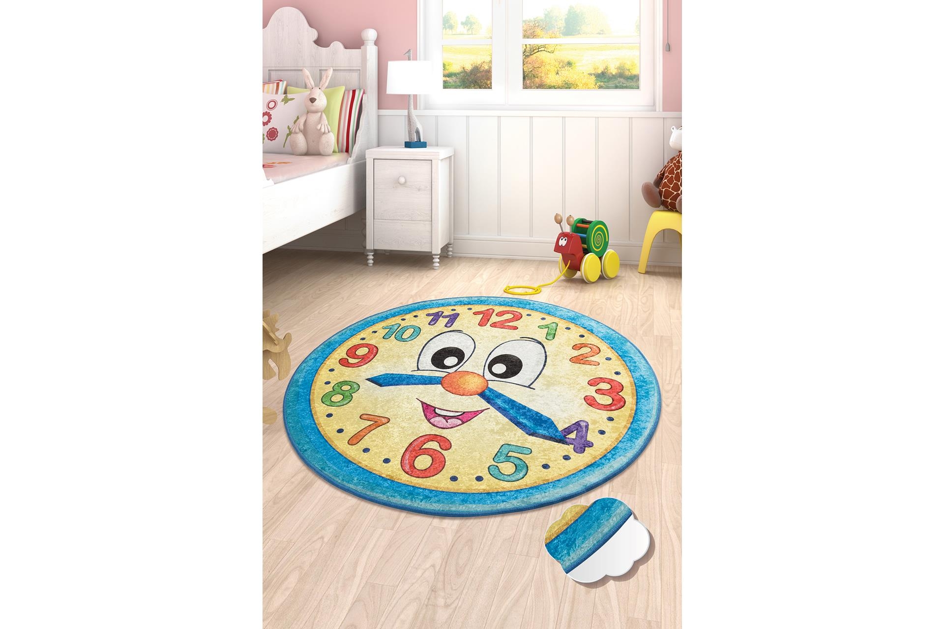 WATCH MAVİ ÇAP ÇOCUK VE BEBEK HALISI YIKANABİLİR DJT