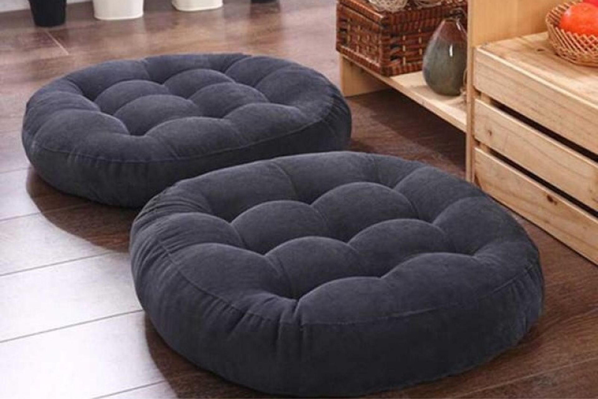 Tubihome İkili Dekoratif Minder- Antrasit -1