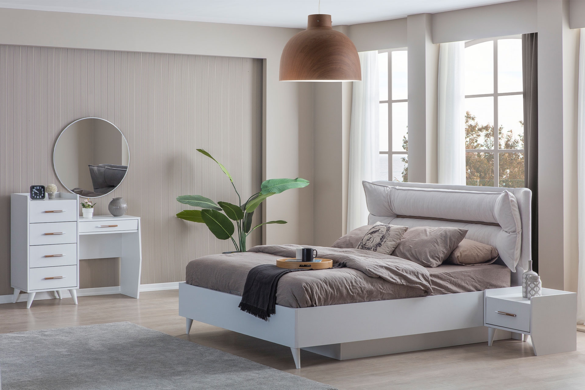 SOFT SÜRGÜLÜ KAPAKLI YATAK ODASI TAKIMI FİYATI Vivense