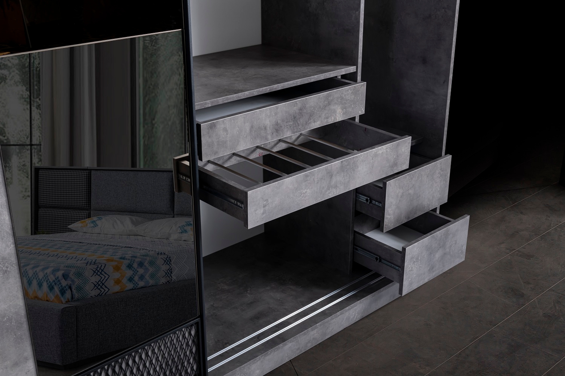 MARBLE BAZALI YATAK ODASI FİYATI Vivense MARBLE BAZALI YATAK ODASI FİYATI Vivense