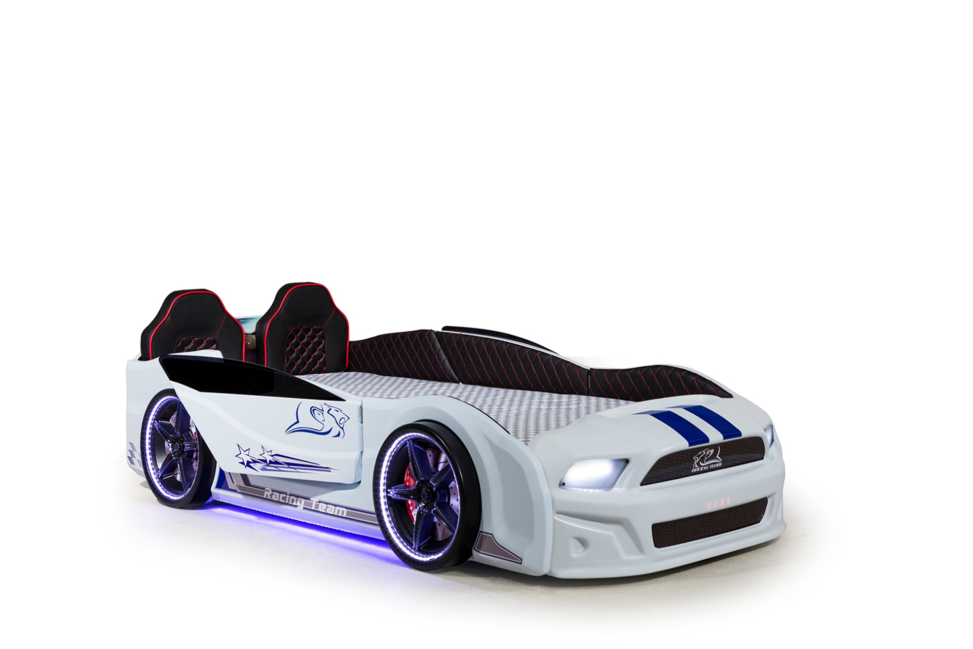 Mustang Arabali Yatak Kapilari Acilan Full Ledli Fiyati Vivense