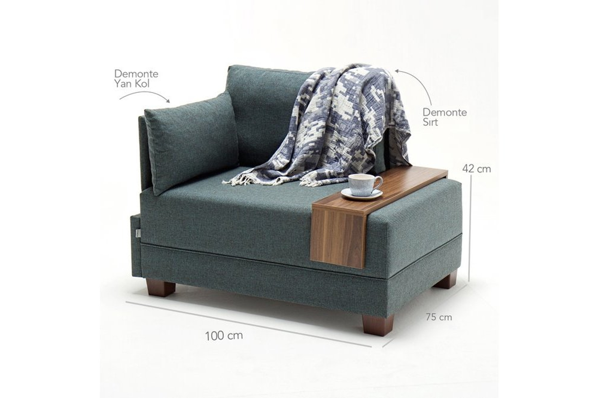 Fly Tekli Koltuk Sag Kazayagi Turkuaz Elite Fiyati Vivense