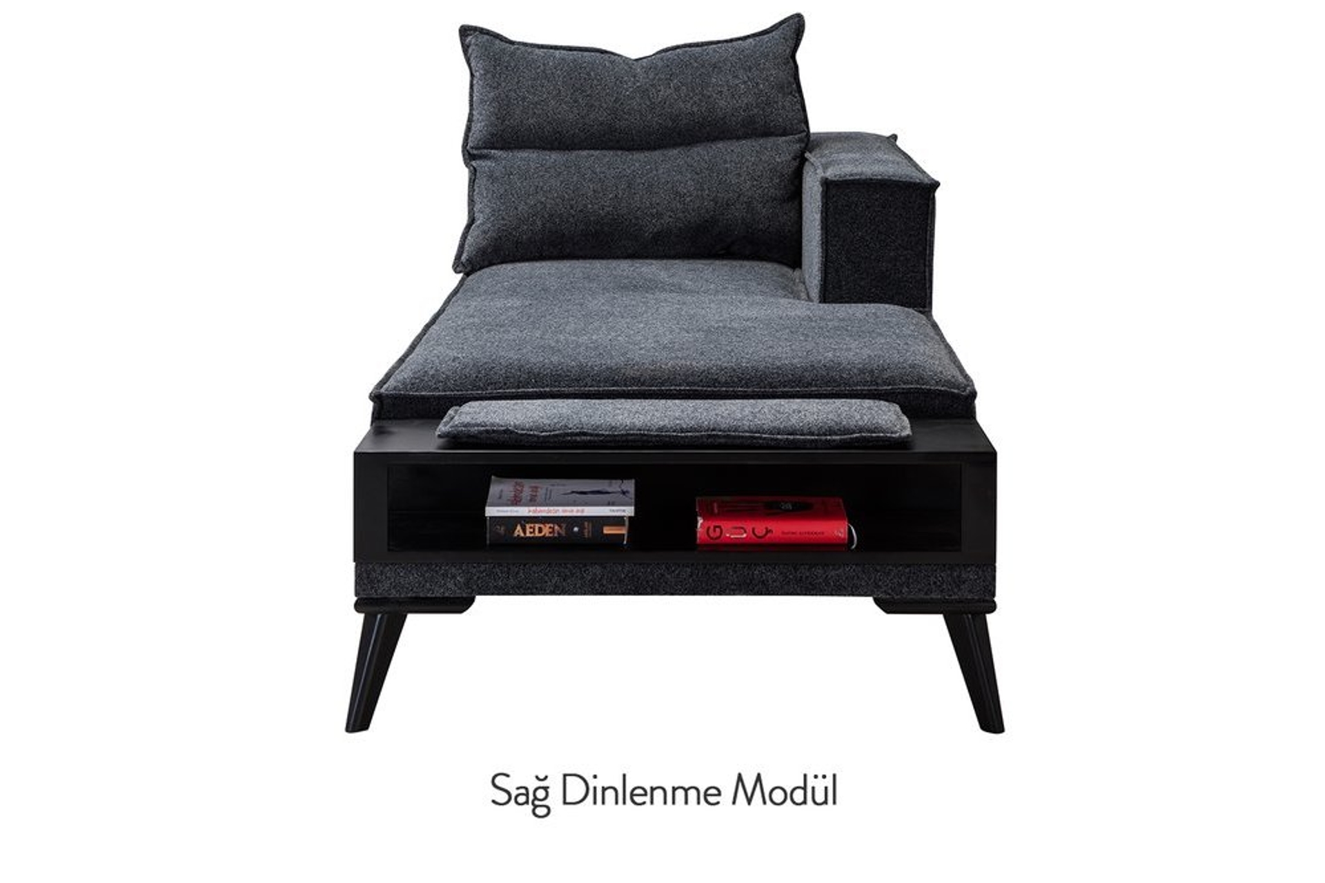 KRAFT U KÖŞE KOLTUK TAKIMI, ANTRASİT, SAĞ KÖŞE