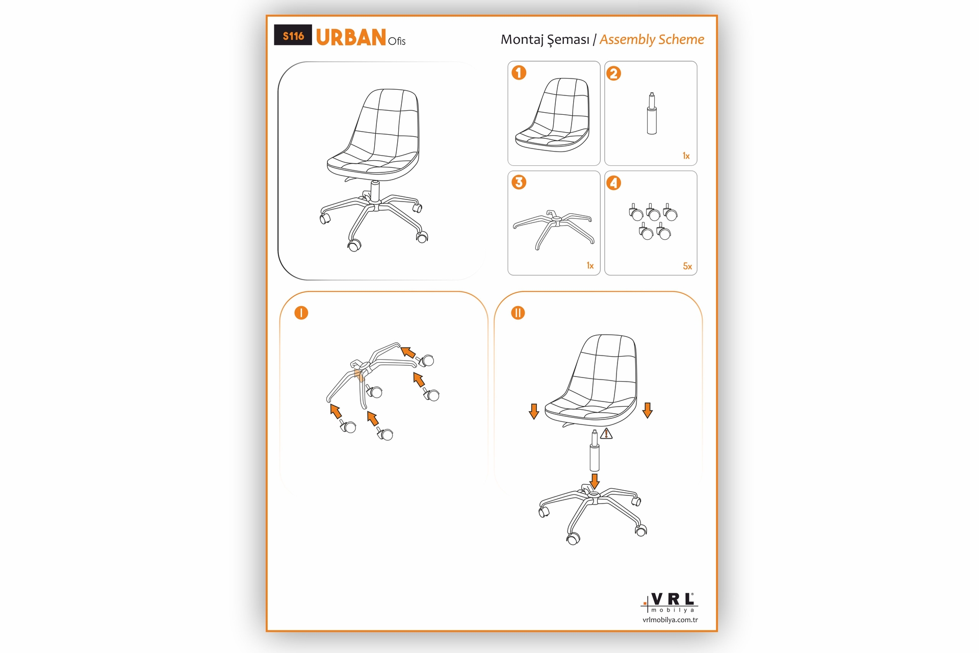 URBAN OFİS SANDALYE