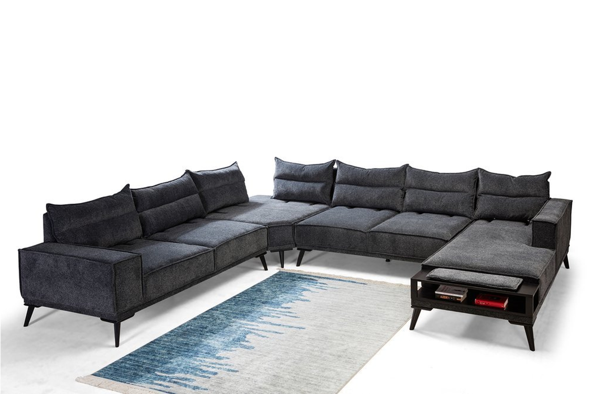 KRAFT U KÖŞE KOLTUK TAKIMI, ANTRASİT, SAĞ KÖŞE