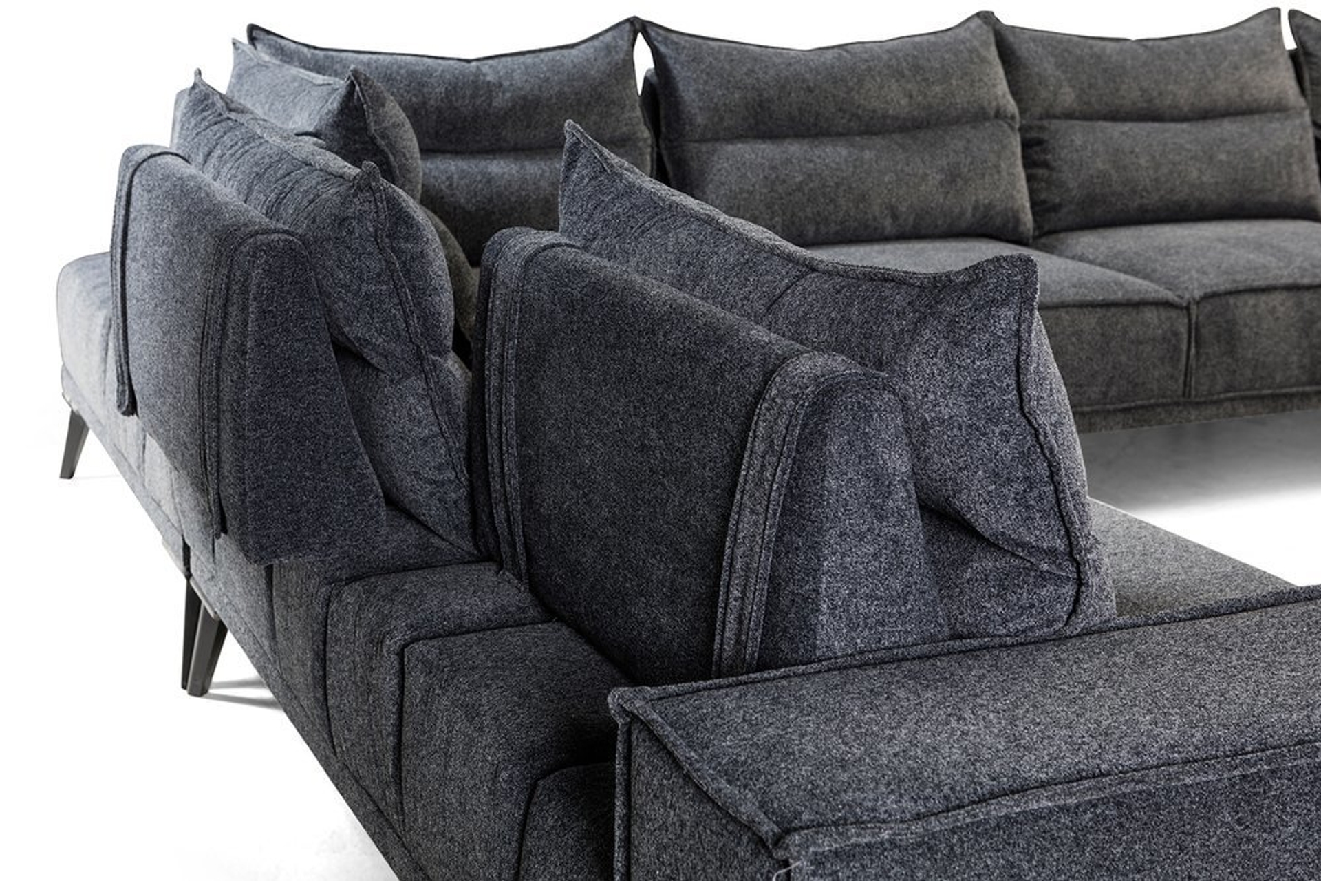 KRAFT U KÖŞE KOLTUK TAKIMI, ANTRASİT, SAĞ KÖŞE