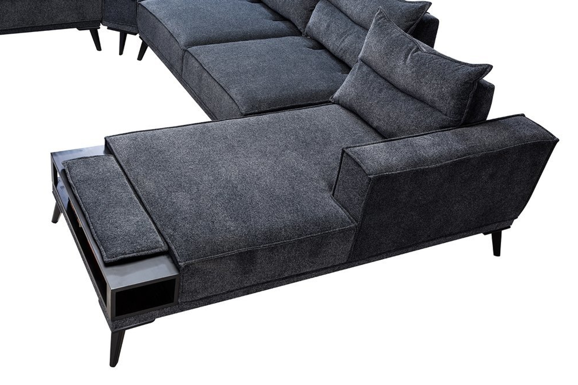 KRAFT U KÖŞE KOLTUK TAKIMI, ANTRASİT, SAĞ KÖŞE