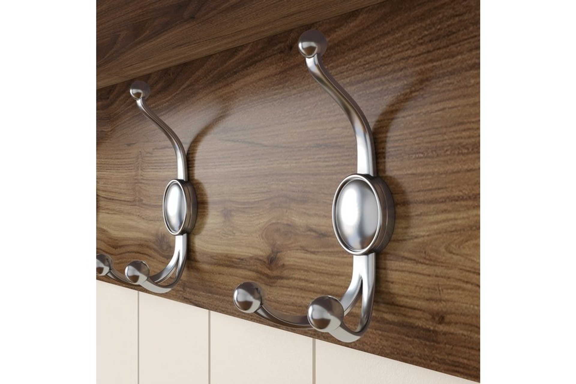 RANİ P2 MODERN PORTMANTO DUVAR ASKISI CEVİZ VESTİYER FİYATI Vivense