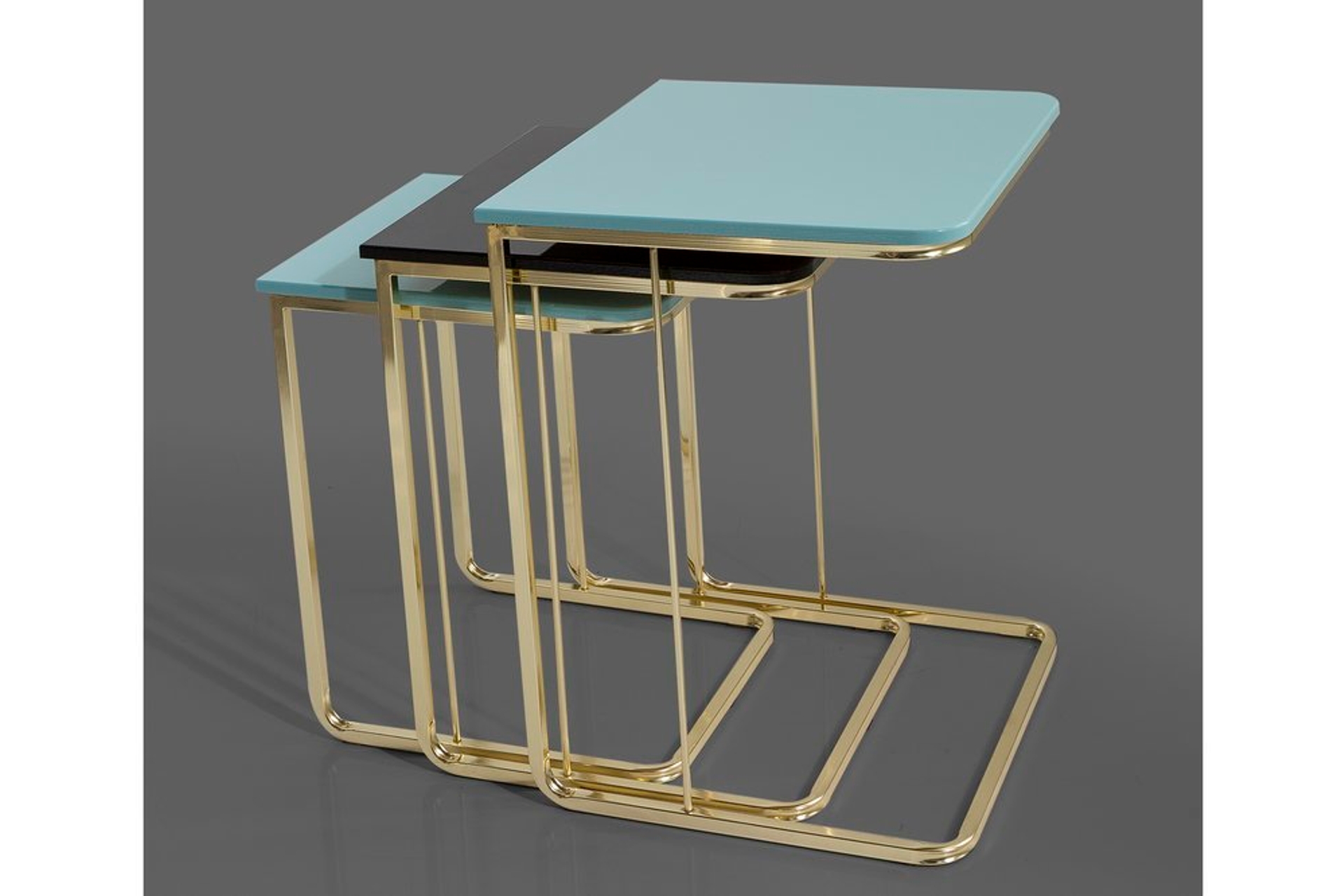 Veys Caroline Zettafelset , 3-delig, Blauw & Zwart