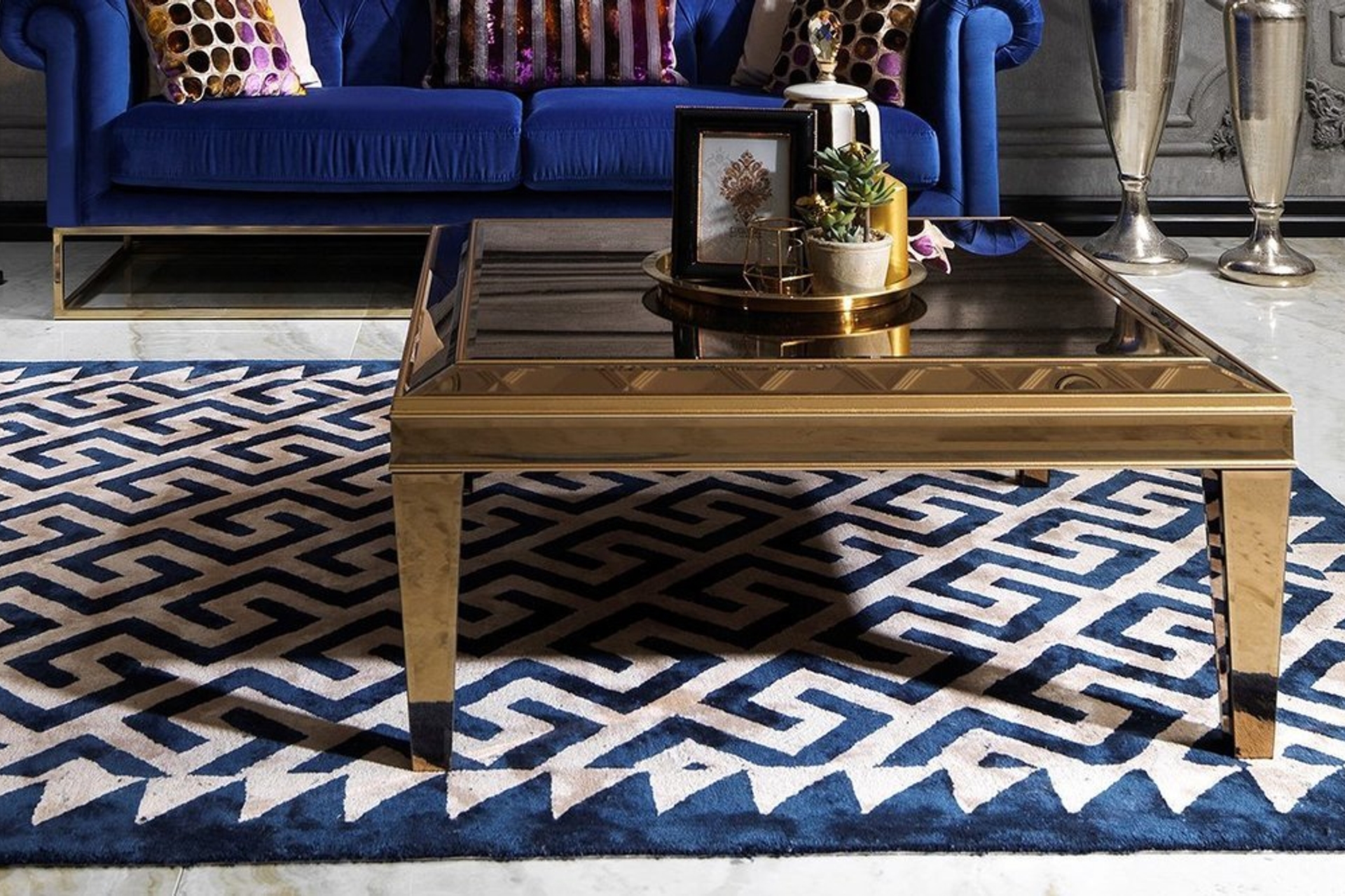 Versace Orta Sehpa Gold Fiyati Vivense