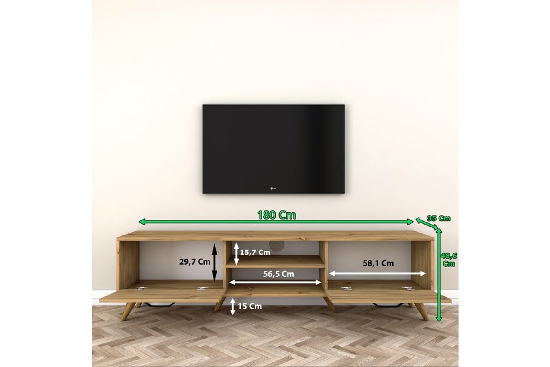 RANİ A5 DUVAR TV ÜNİTESİ CEVİZ FİYATI Vivense RANİ A5 DUVAR TV ÜNİTESİ CEVİZ FİYATI Vivense
