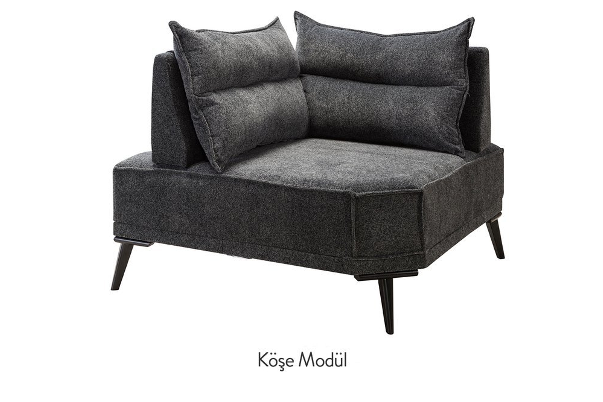 KRAFT U KÖŞE KOLTUK TAKIMI, ANTRASİT, SAĞ KÖŞE