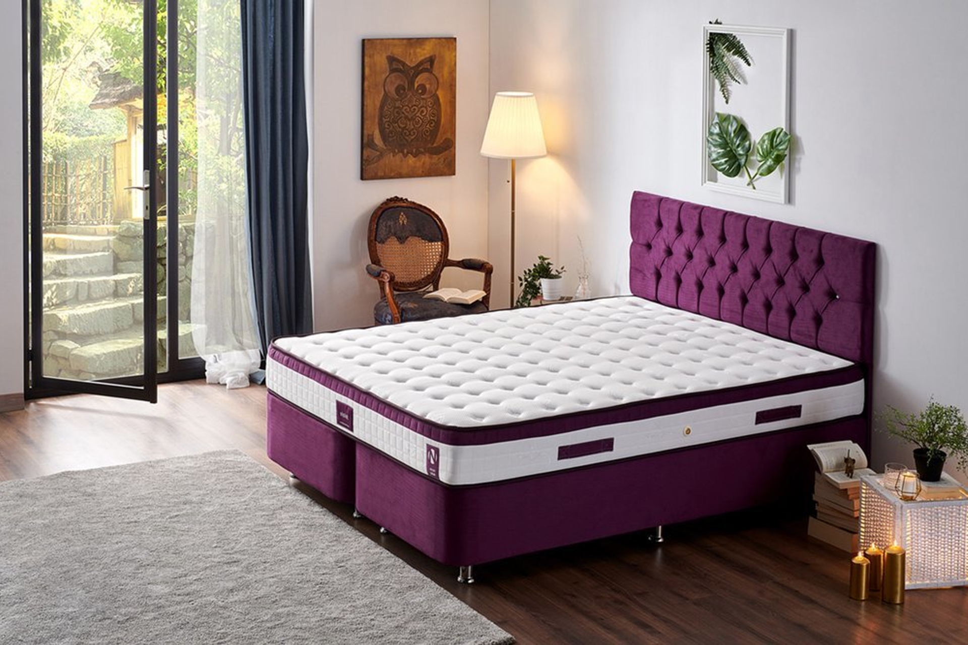 NİRON VİOLET YATAK FULL ORTOPEDİK ORTA SERT YATAK 90X190
