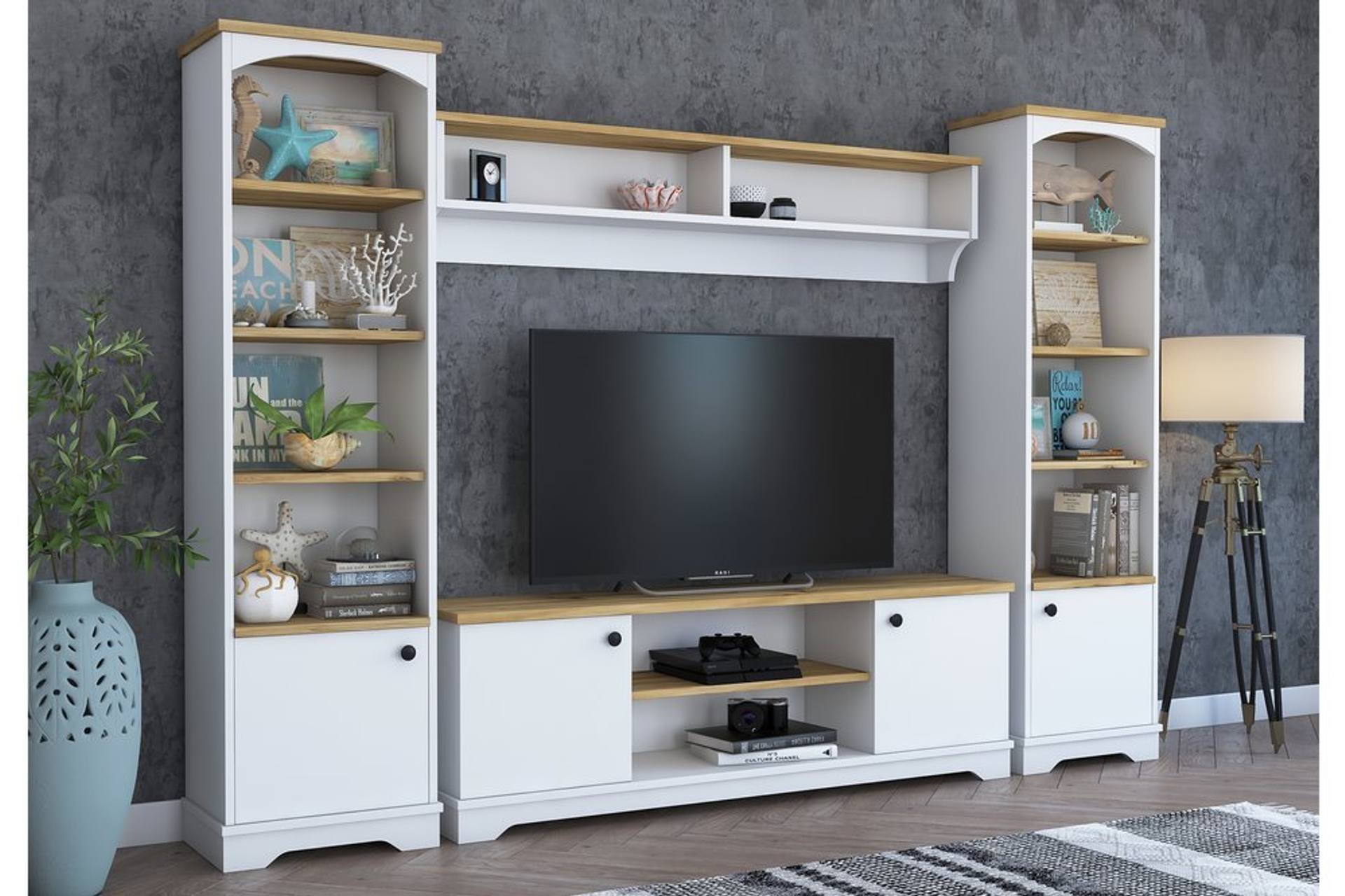 Rani D3 Tv Unitesi Beyaz Kece Ceviz Fiyati Vivense Rani D3 Tv Unitesi Beyaz Kece Ceviz Fiyati Vivense