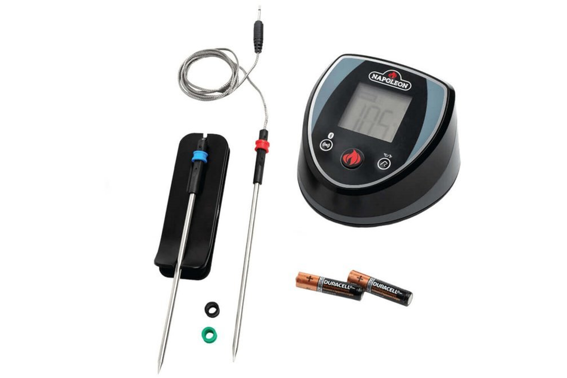 Thermomètre De Barbecue Weber - Compatible Spirit 200/300, Genesis, Q120-320 - Acier Inoxydable 46mm