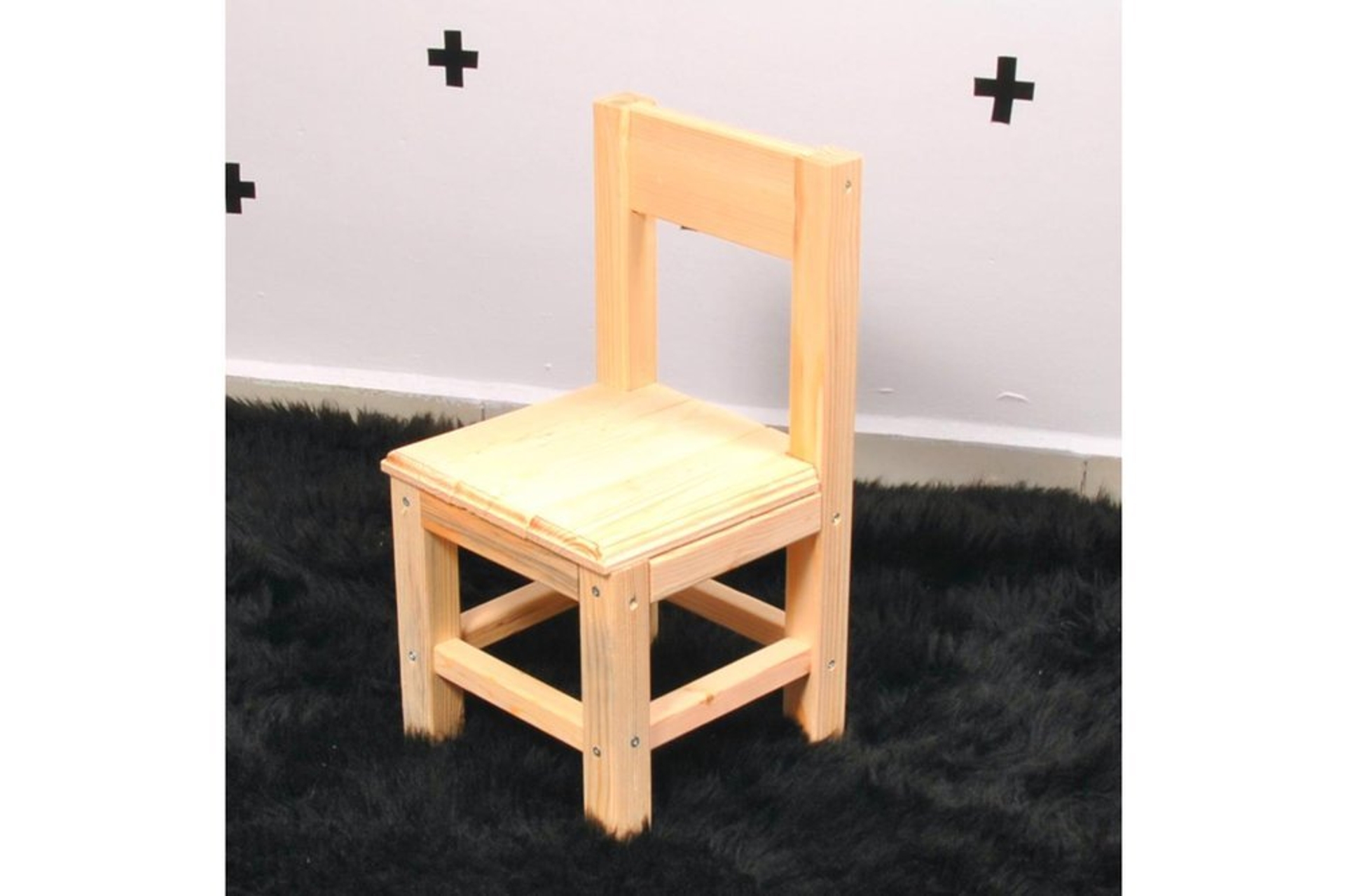 MONTESSORİ DOĞAL AHŞAP ÇOCUK OYUN MASA SANDALYE SETİ 1