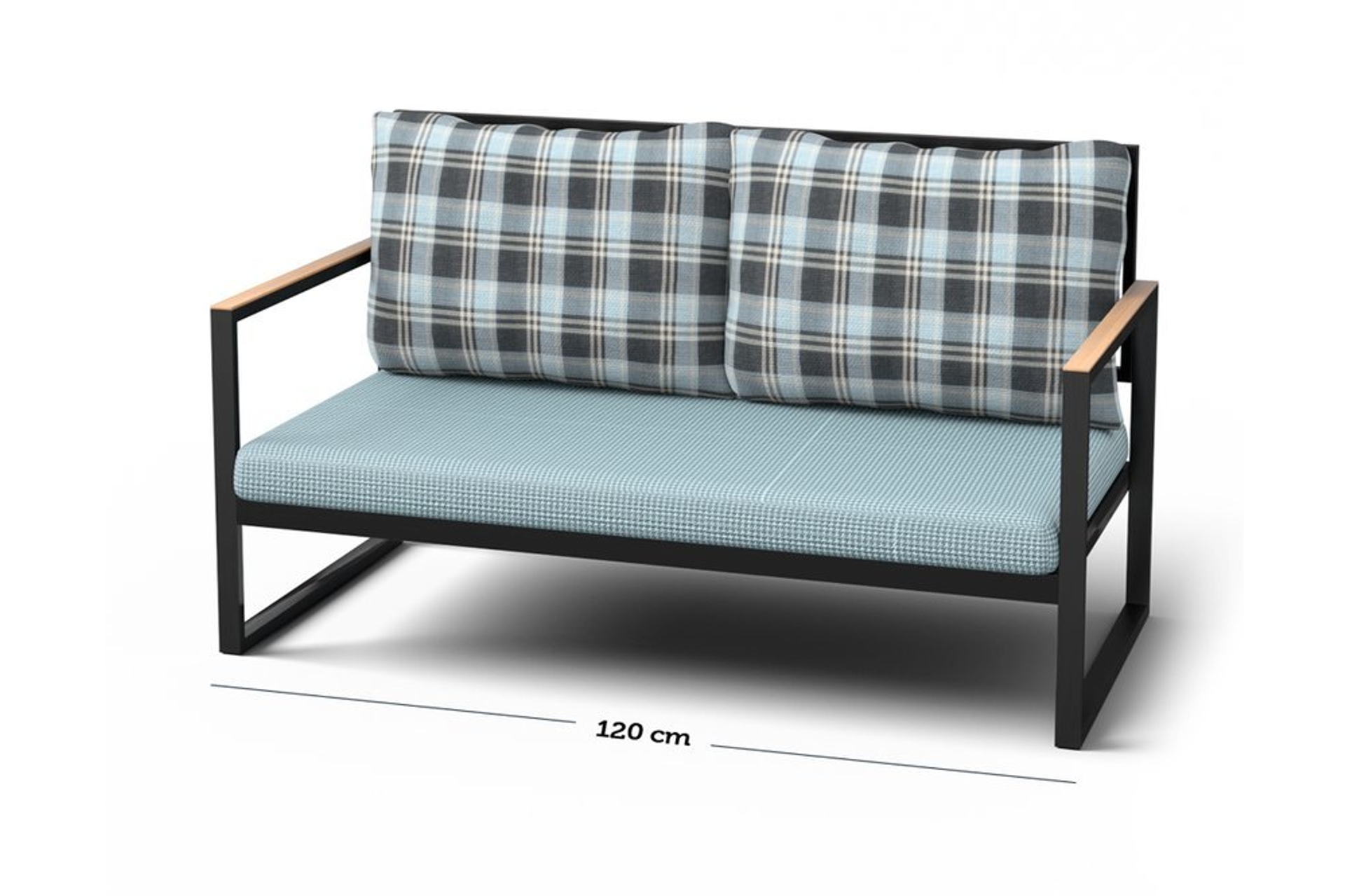 gaga mobilya ardic metal kanepe koltuk bahce cafe balkon mobilyasi ekoseli 120cm fiyati vivense gaga mobilya ardic metal kanepe koltuk bahce cafe balkon mobilyasi ekoseli 120cm fiyati vivense