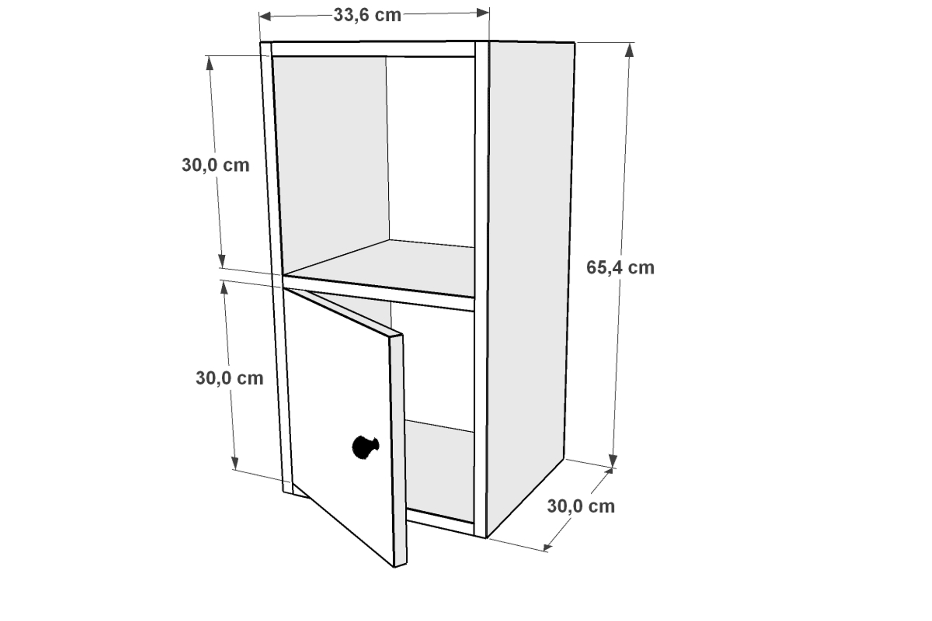 Vicco Salontafel Gabriel, wit/zwart, 100 x 42 cm