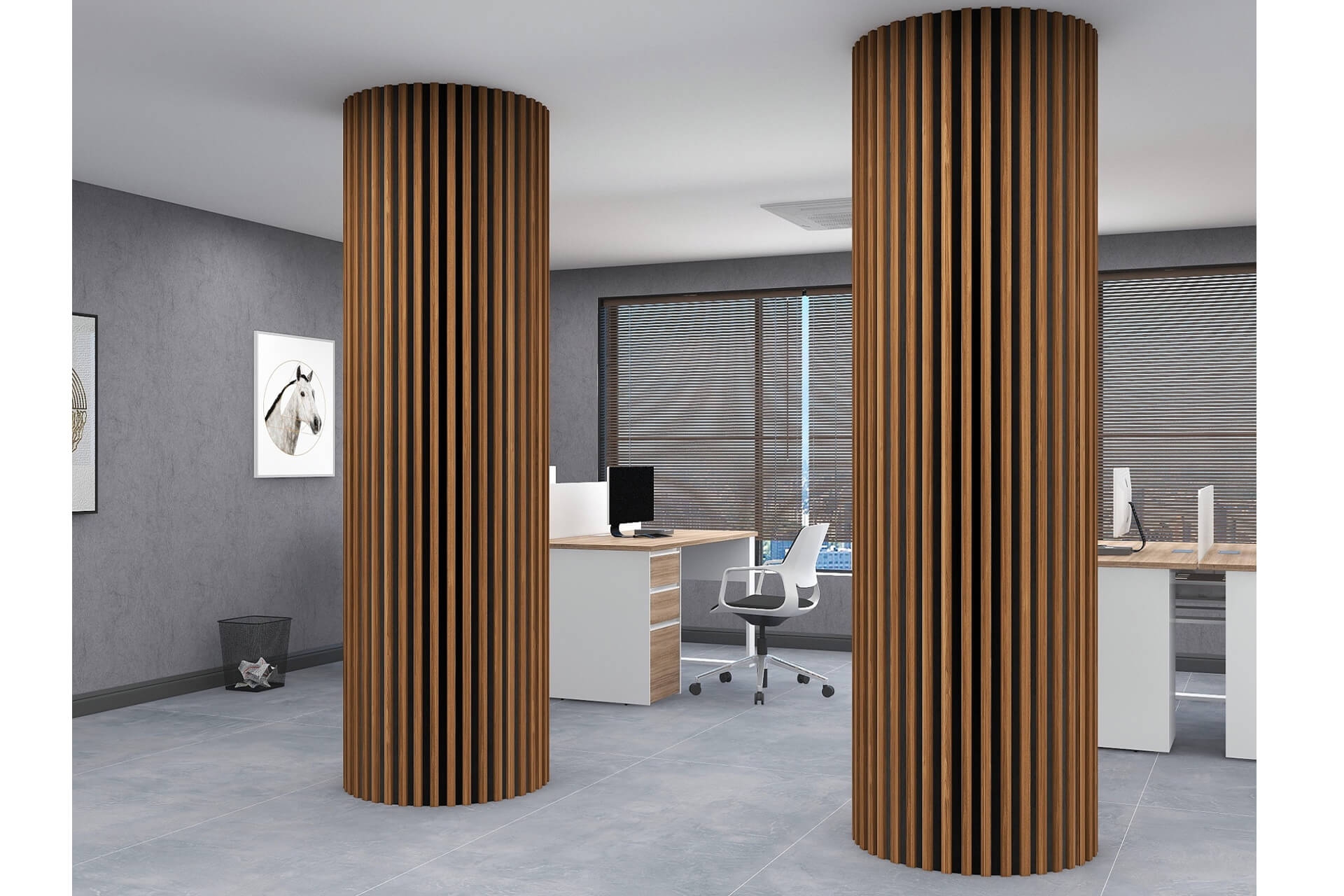 Hörgeräte Akustik Flemming & Klingbeil Gmbh & Co. Kg ENDA HOME AKUSTİK AKUPANEL DUVAR PANELİ, MDF, CEVİZ, 26 MM FİYATI - Vivense