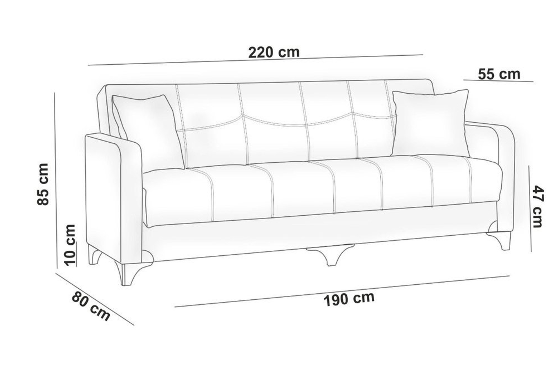 Nello Bazali Uclu Koltuk Lacivert Fiyati Vivense