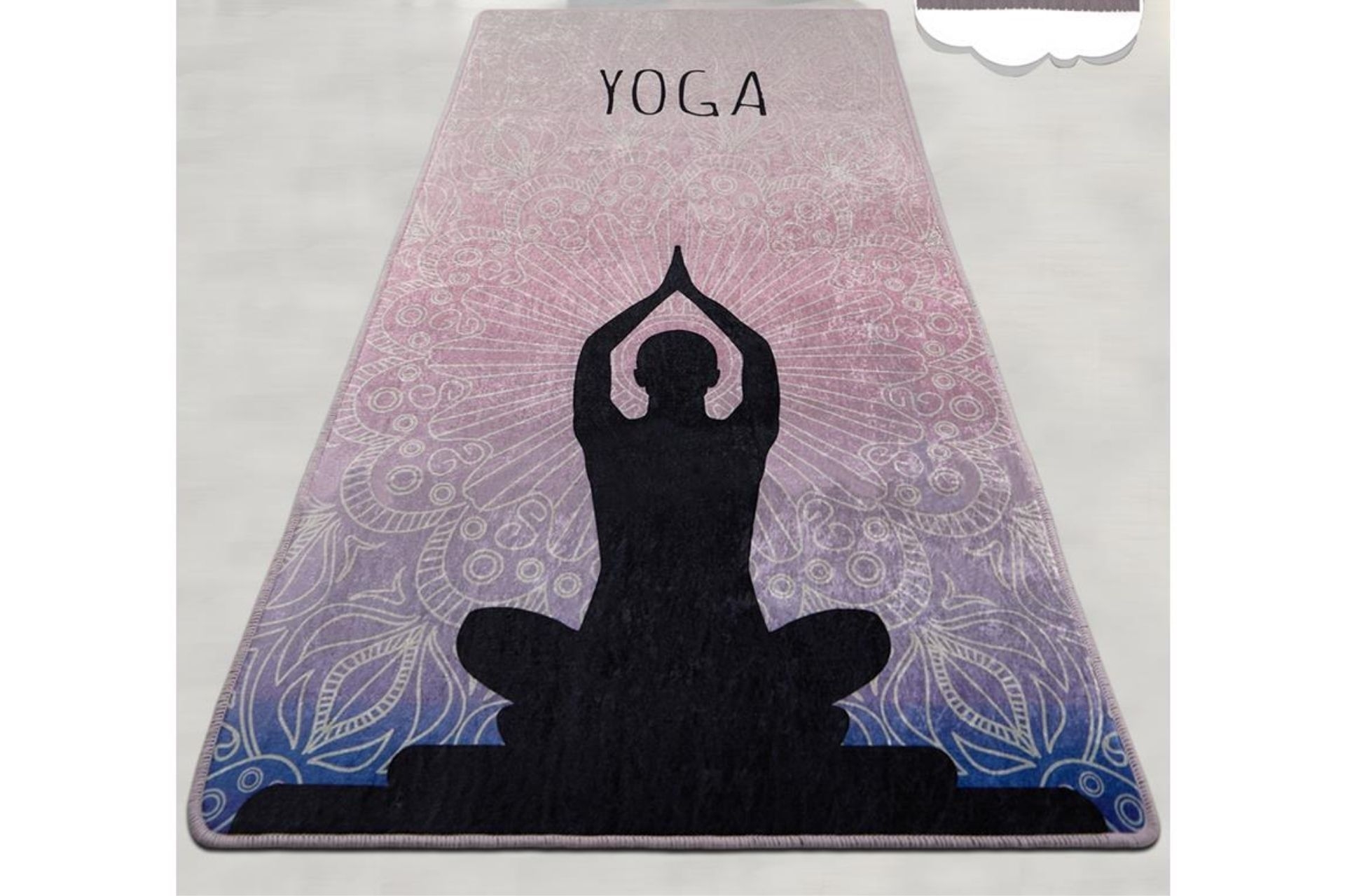Çakra Yoga Matı- Mor- 60X200 -1