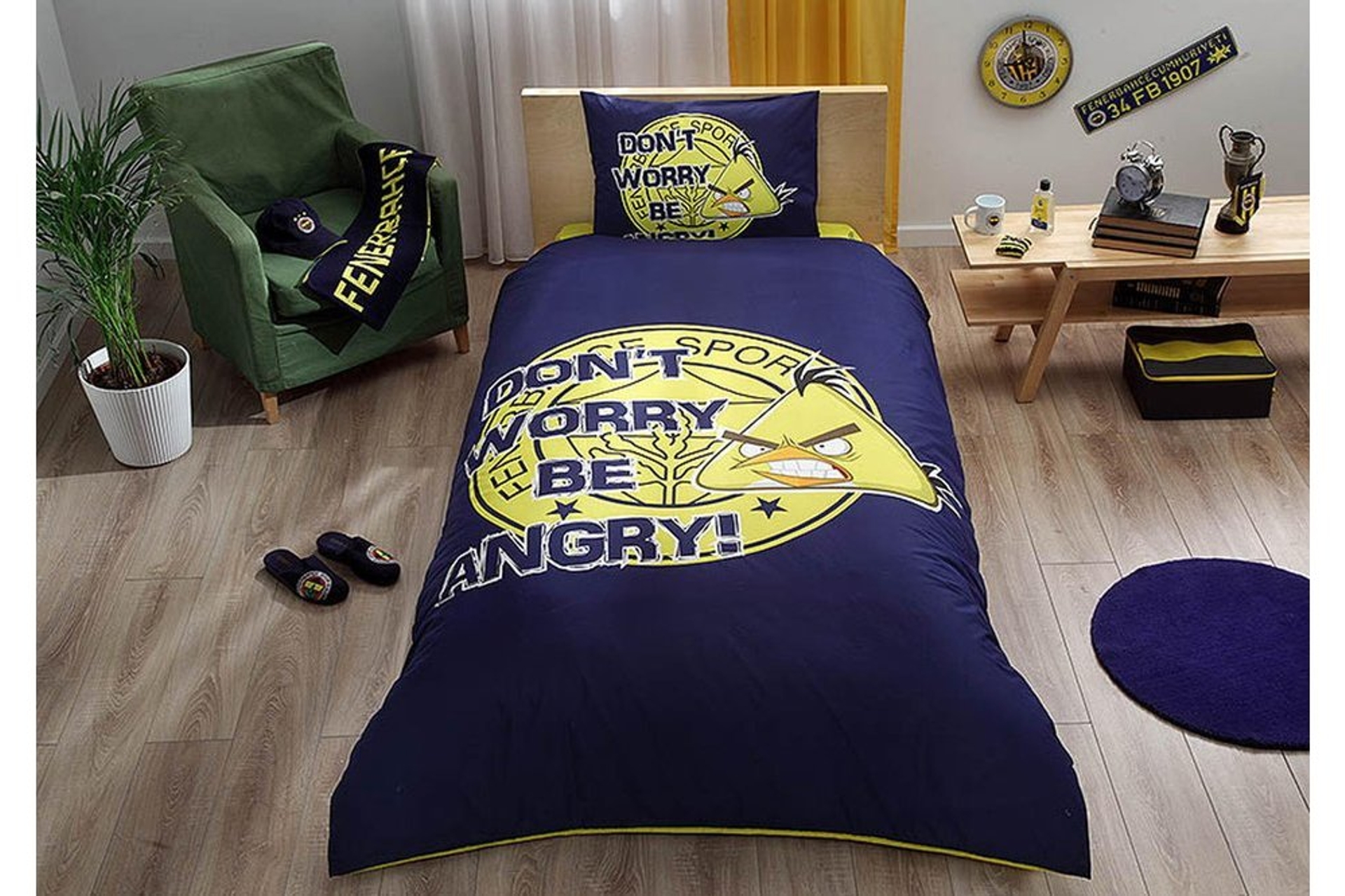 TAÇ FENERBAHÇE TEK KİŞİLİK ANGRY BİRDS NEVRESİM TAKIMI