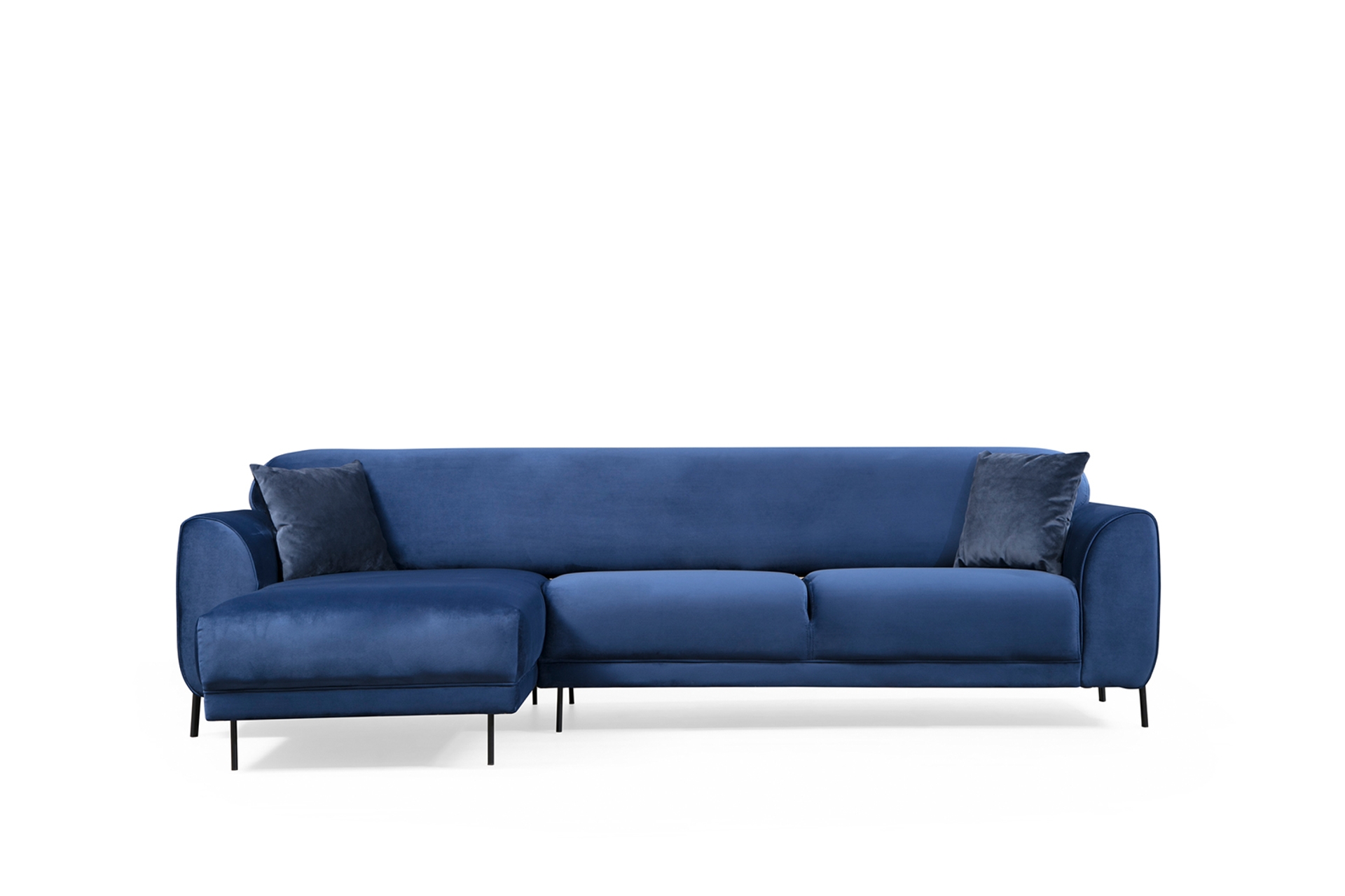 Cloud Corner Sofa Bed, Blue (Left) Vivense London
