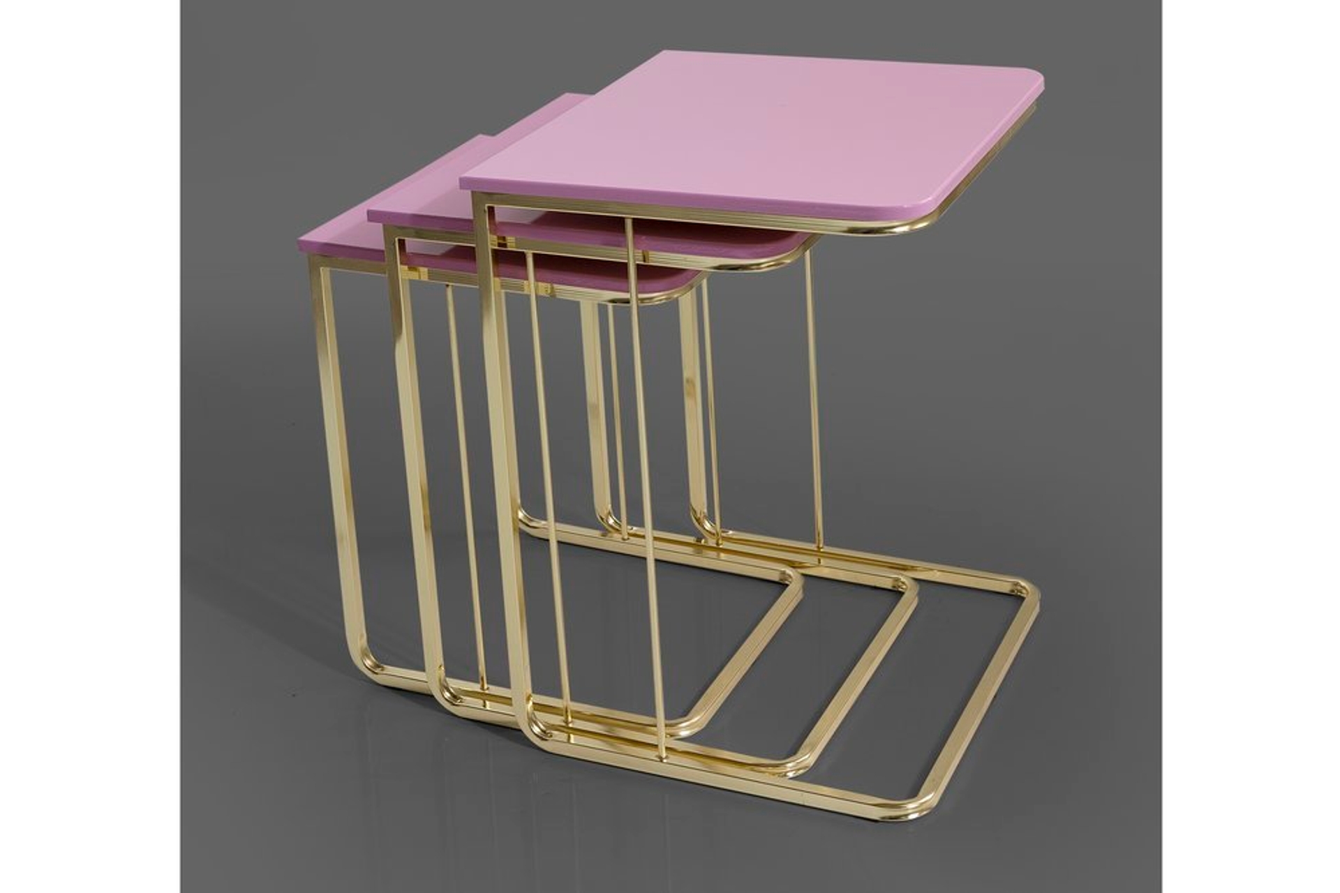 Veys Caroline Set Zettafels, 3-delig, Roze