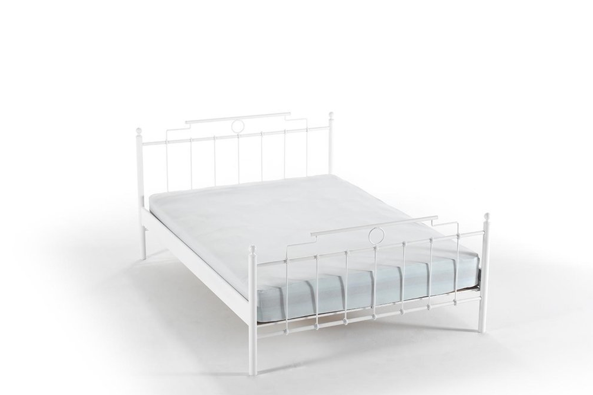 unimet hatkus cift kisilik metal karyola beyaz 140x200 fiyati vivense