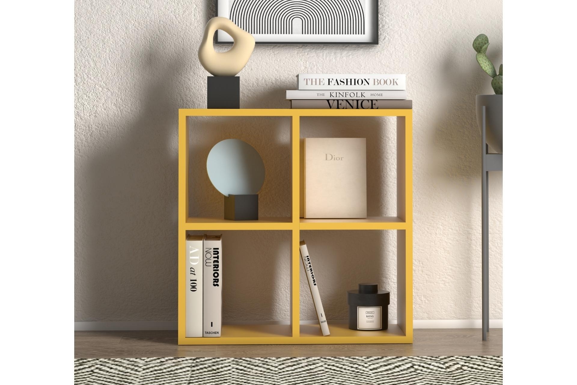 CUBE KİTAPLIK, SARI