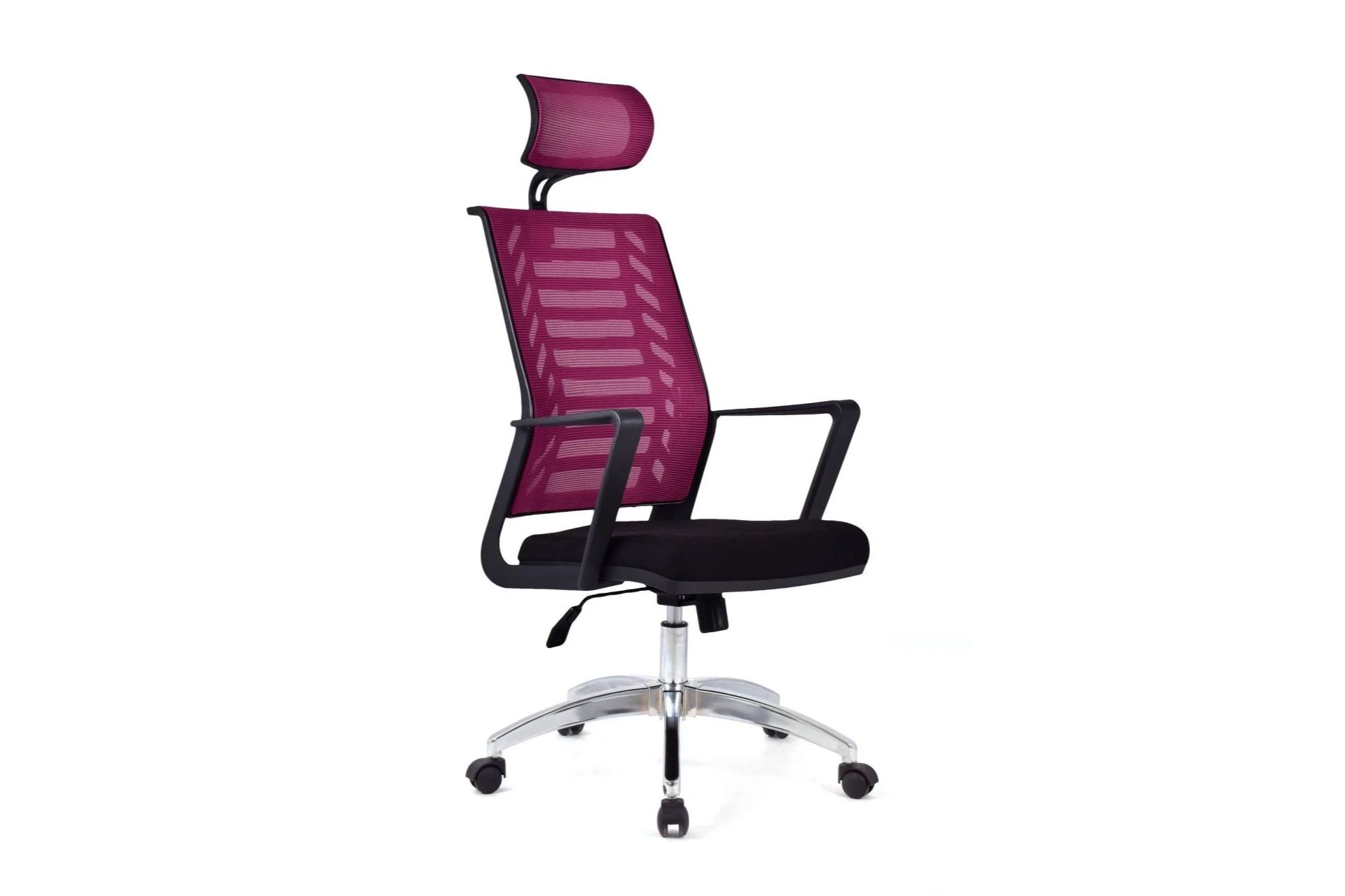 Modena Fileli Ofis Sandalyesi- Mor -1