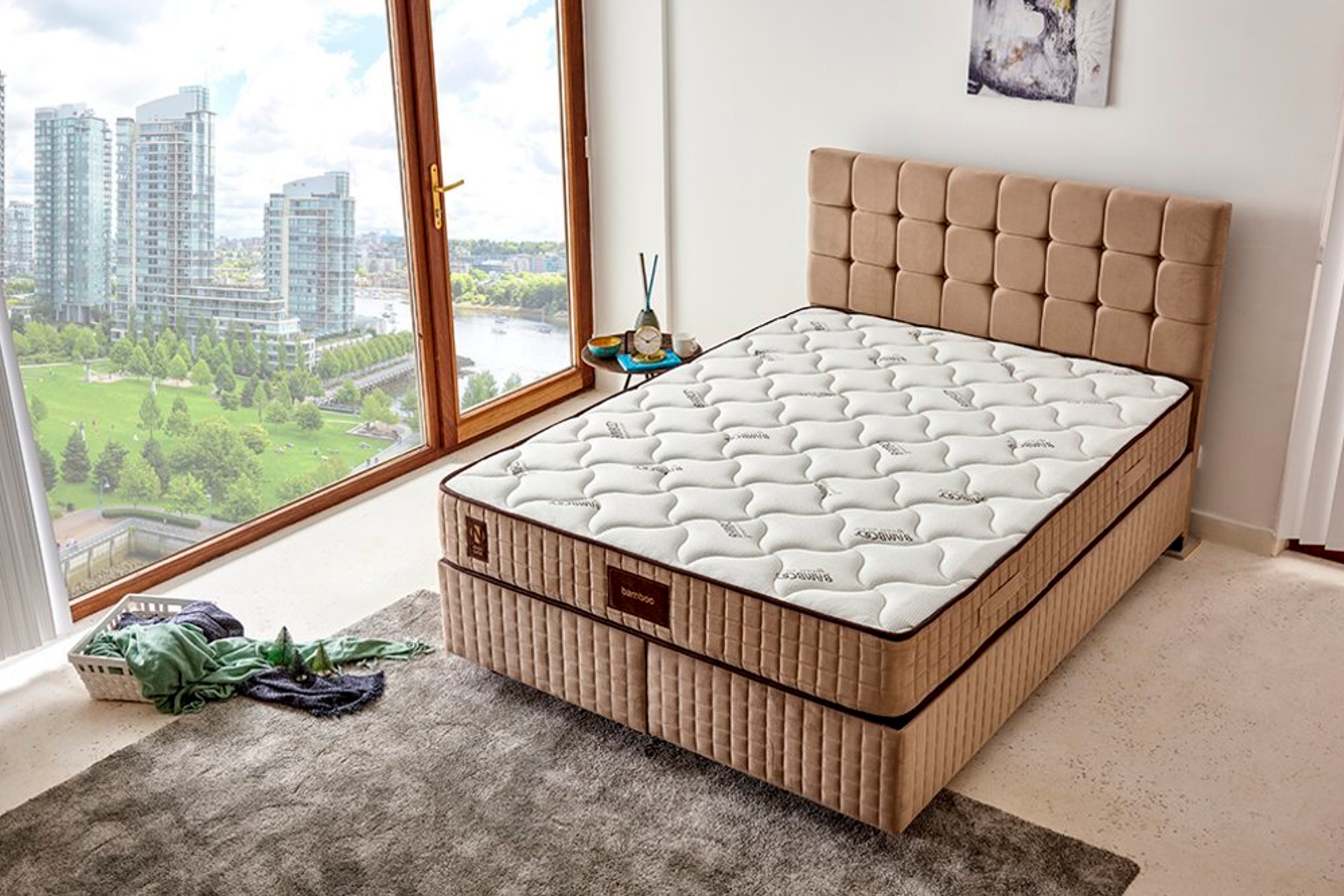 BAMBOO FULL ORTOPEDİK ORTA SERT YATAK 140X190 FİYATI Vivense