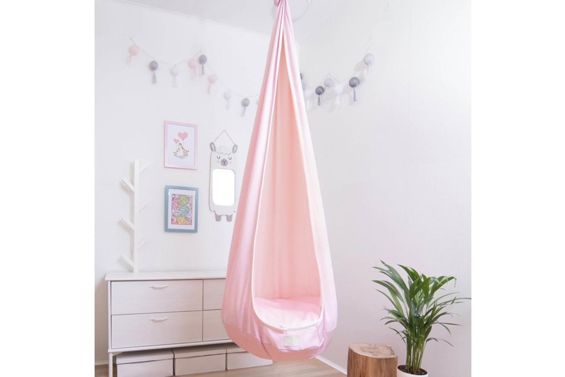 ÇOCUK BEBEK SALINCAK MODERN PEMBE FİYATI Vivense