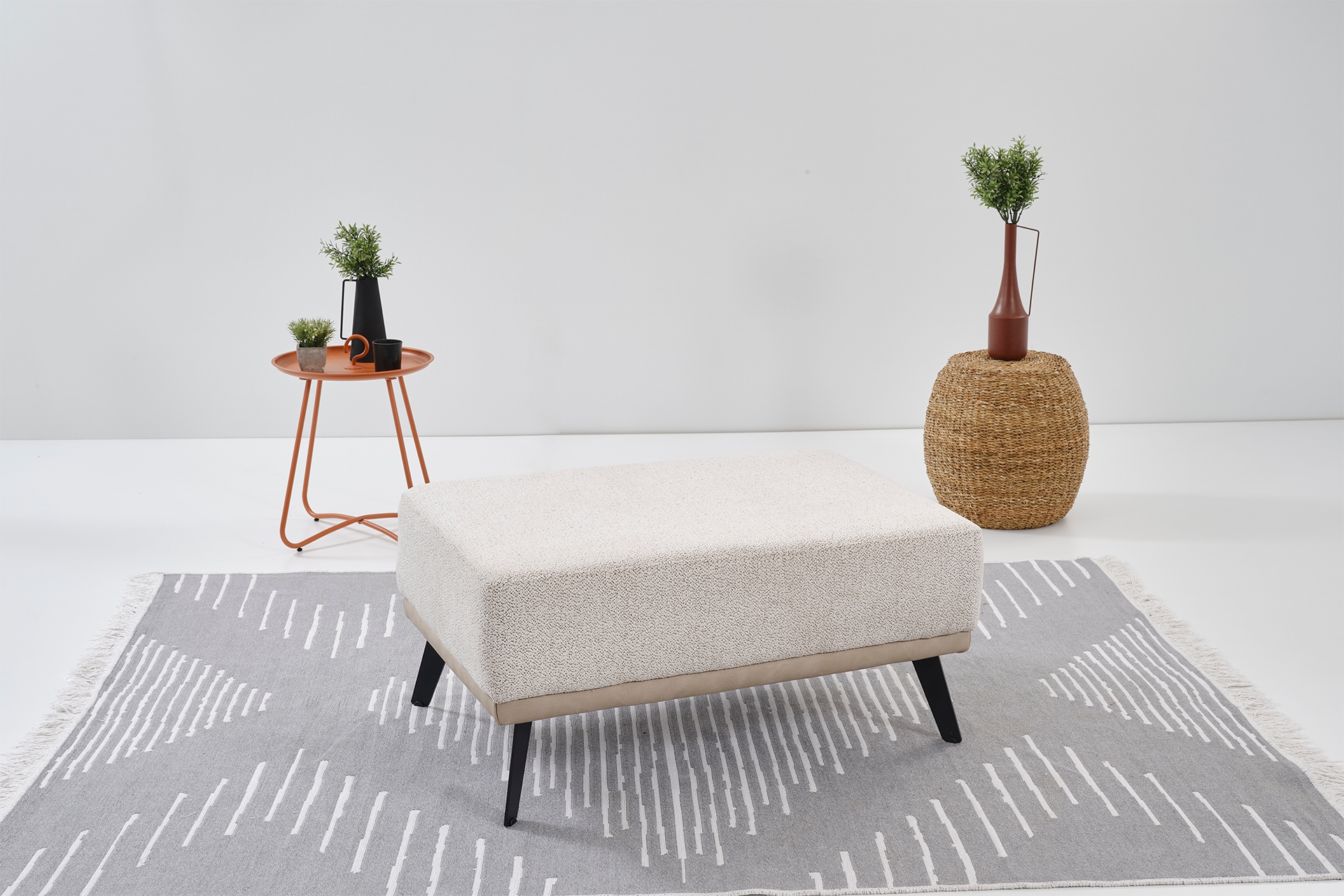Loft Puf- Krem -1